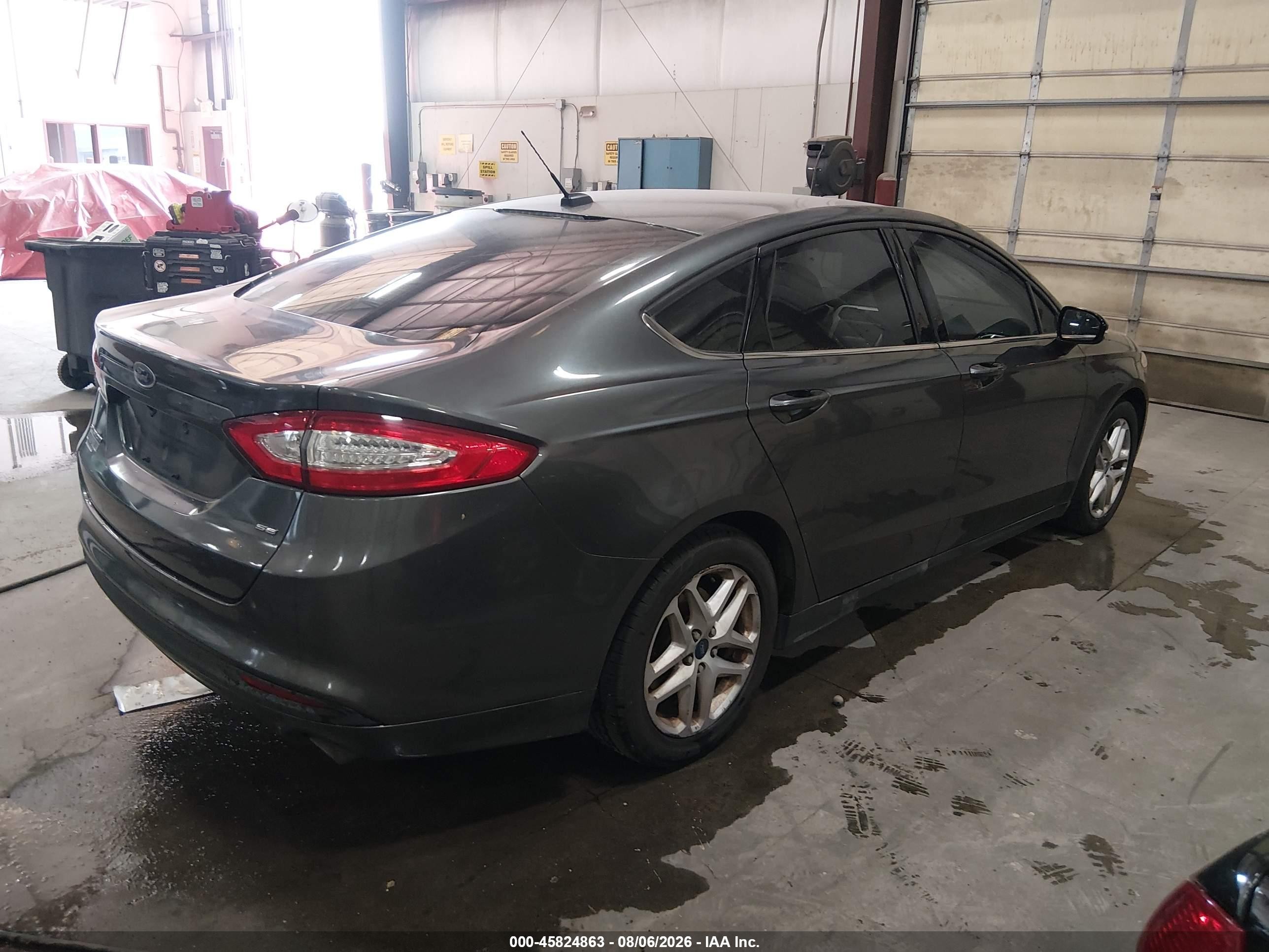 2015 Ford Fusion Se Gray vin: 3FA6P0H76FR164276