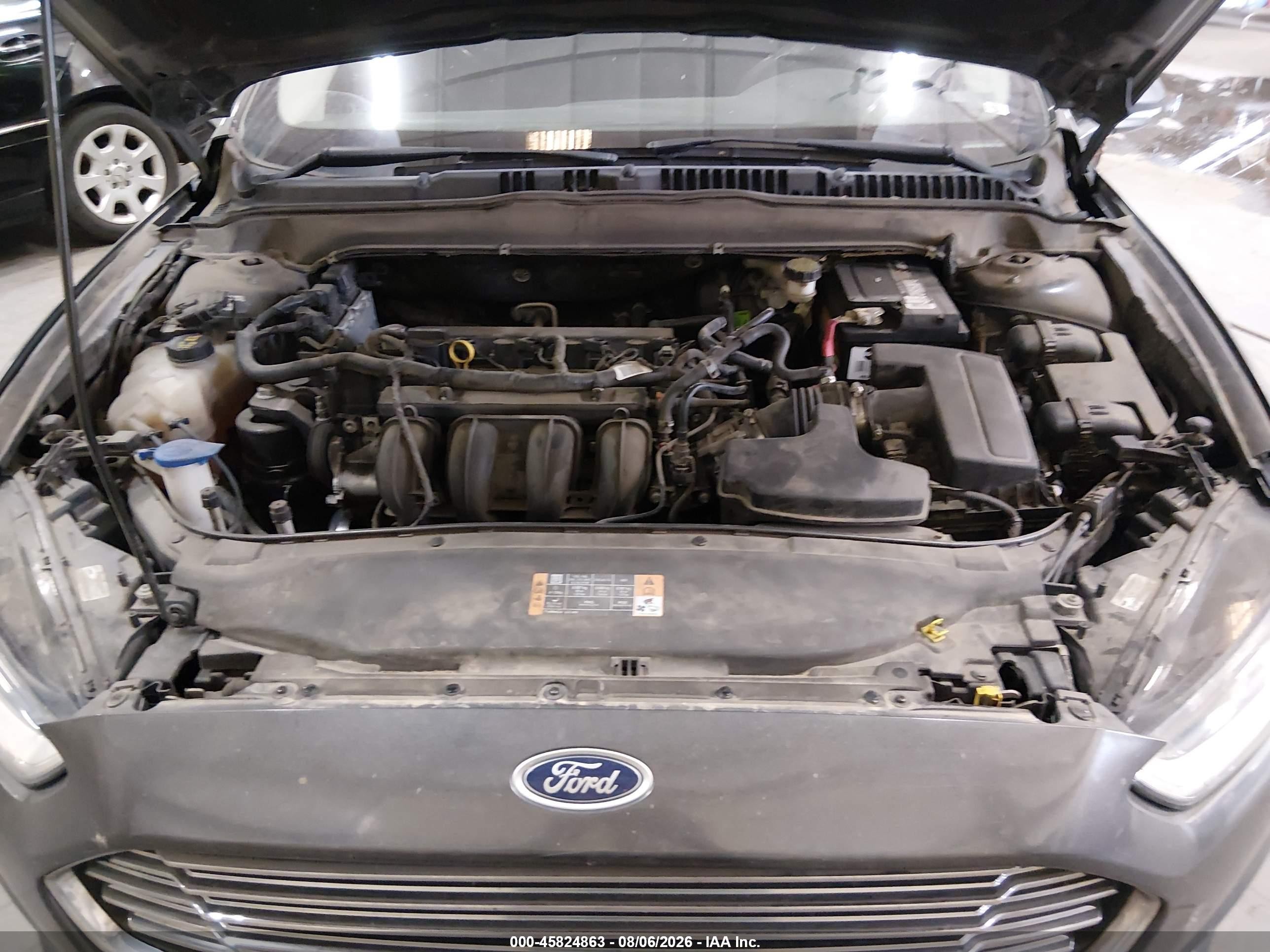 2015 Ford Fusion Se Gray vin: 3FA6P0H76FR164276