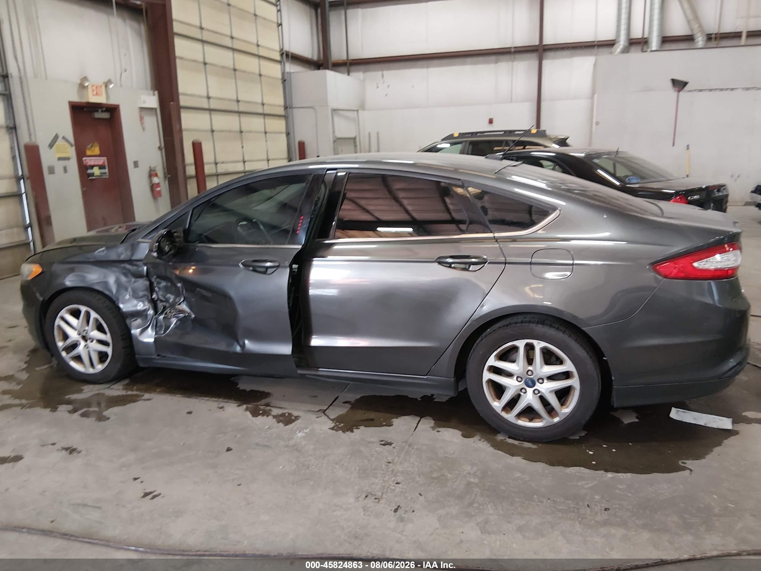 2015 Ford Fusion Se Gray vin: 3FA6P0H76FR164276