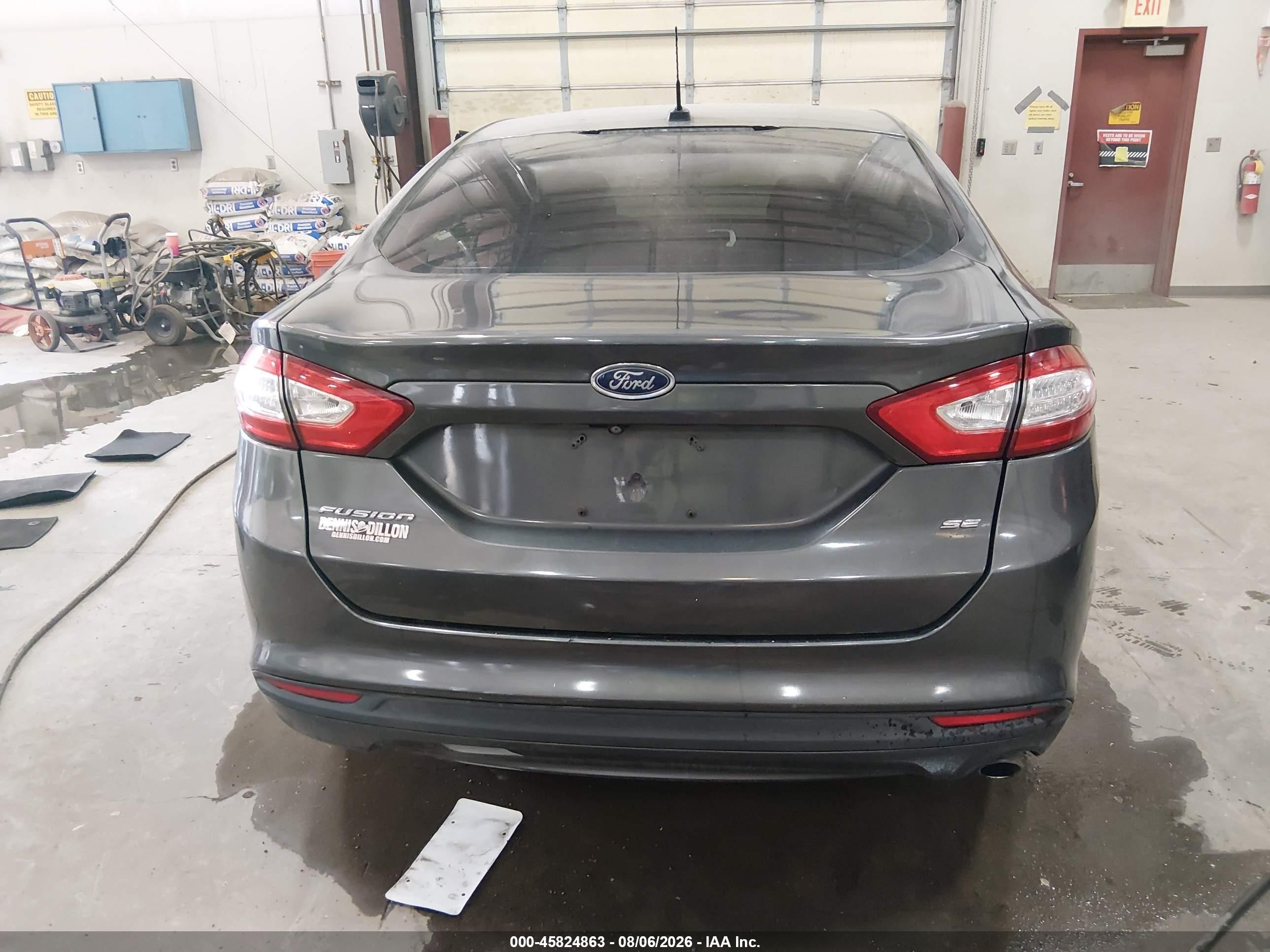 2015 Ford Fusion Se Gray vin: 3FA6P0H76FR164276
