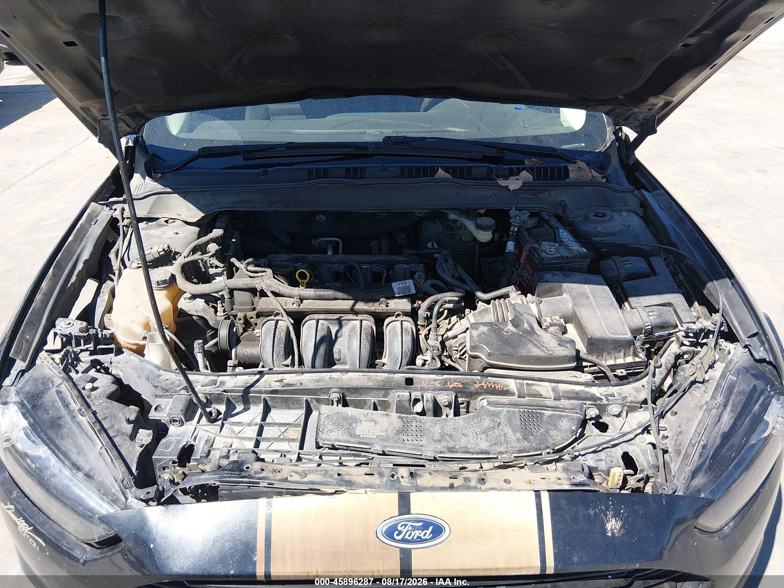 2015 Ford Fusion Se Черный vin: 3FA6P0H76FR168375