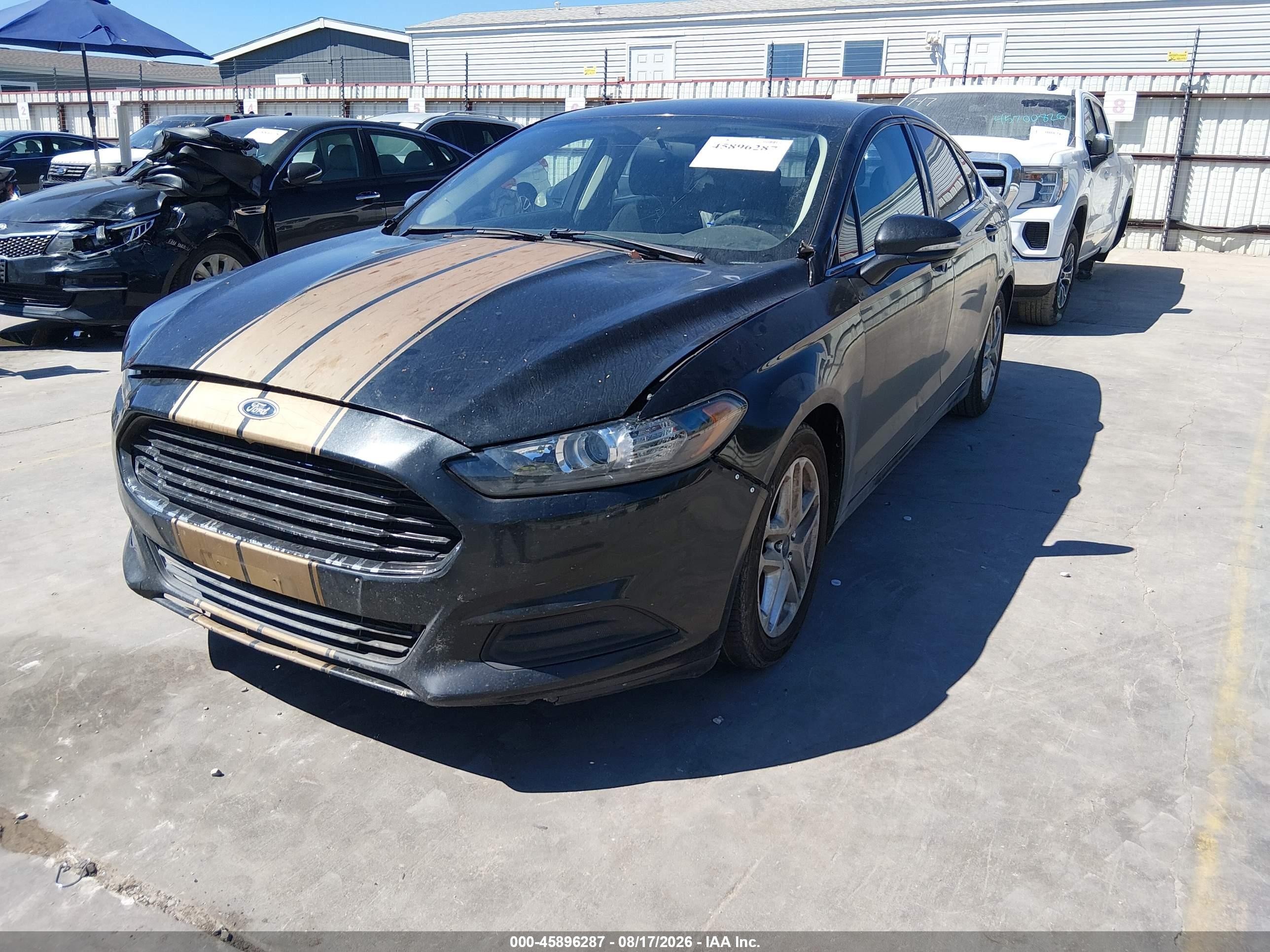 2015 Ford Fusion Se Черный vin: 3FA6P0H76FR168375