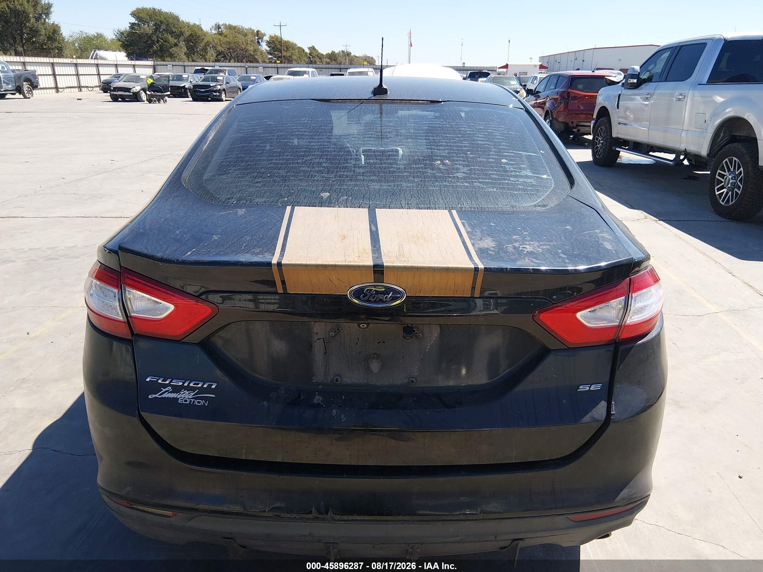 2015 Ford Fusion Se Черный vin: 3FA6P0H76FR168375