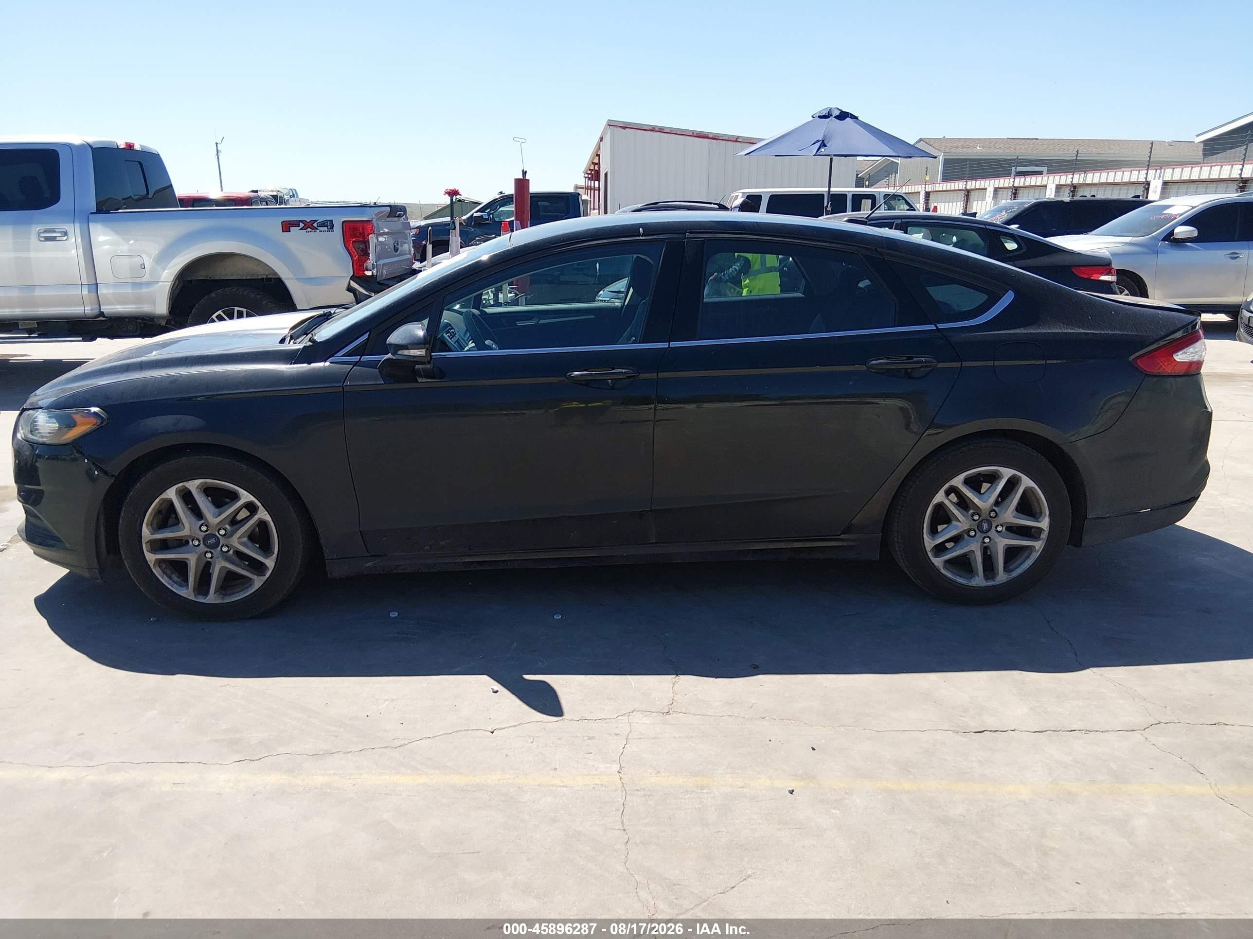 2015 Ford Fusion Se Черный vin: 3FA6P0H76FR168375