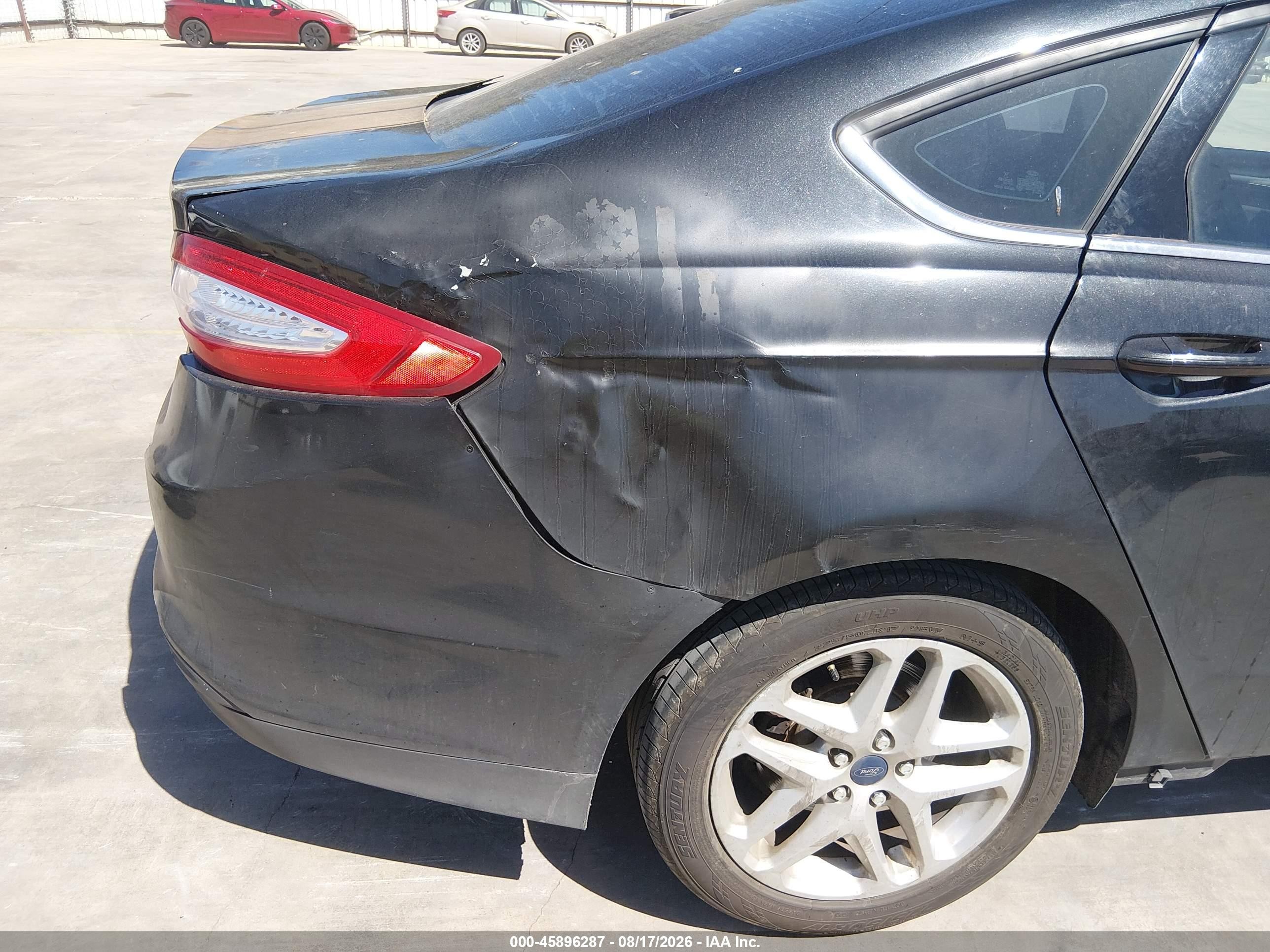 2015 Ford Fusion Se Черный vin: 3FA6P0H76FR168375