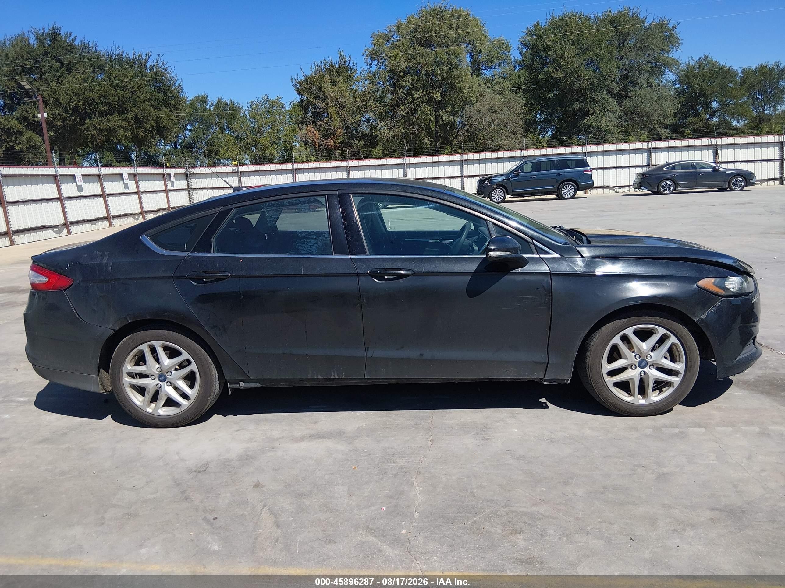 2015 Ford Fusion Se Черный vin: 3FA6P0H76FR168375