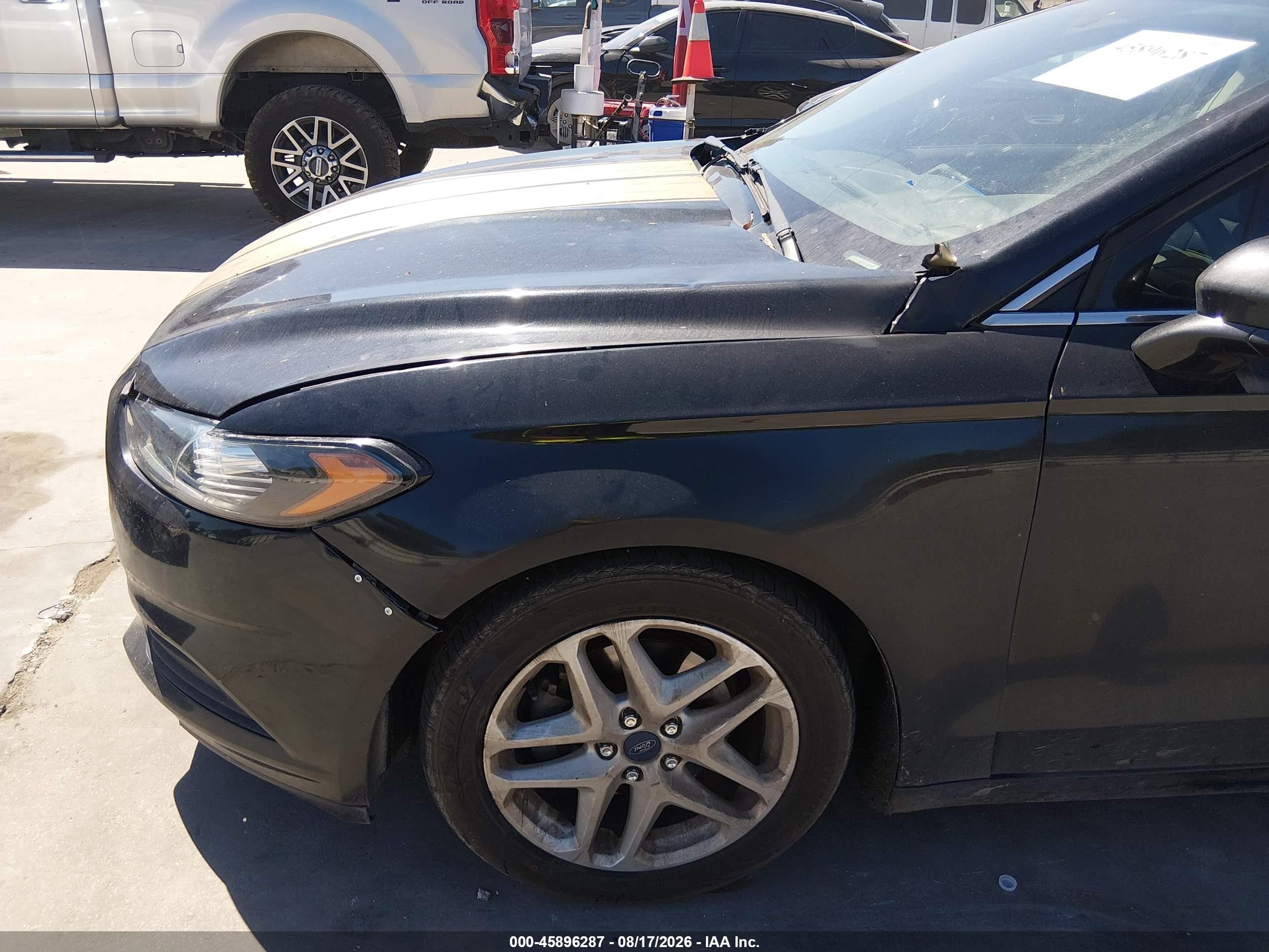 2015 Ford Fusion Se Черный vin: 3FA6P0H76FR168375