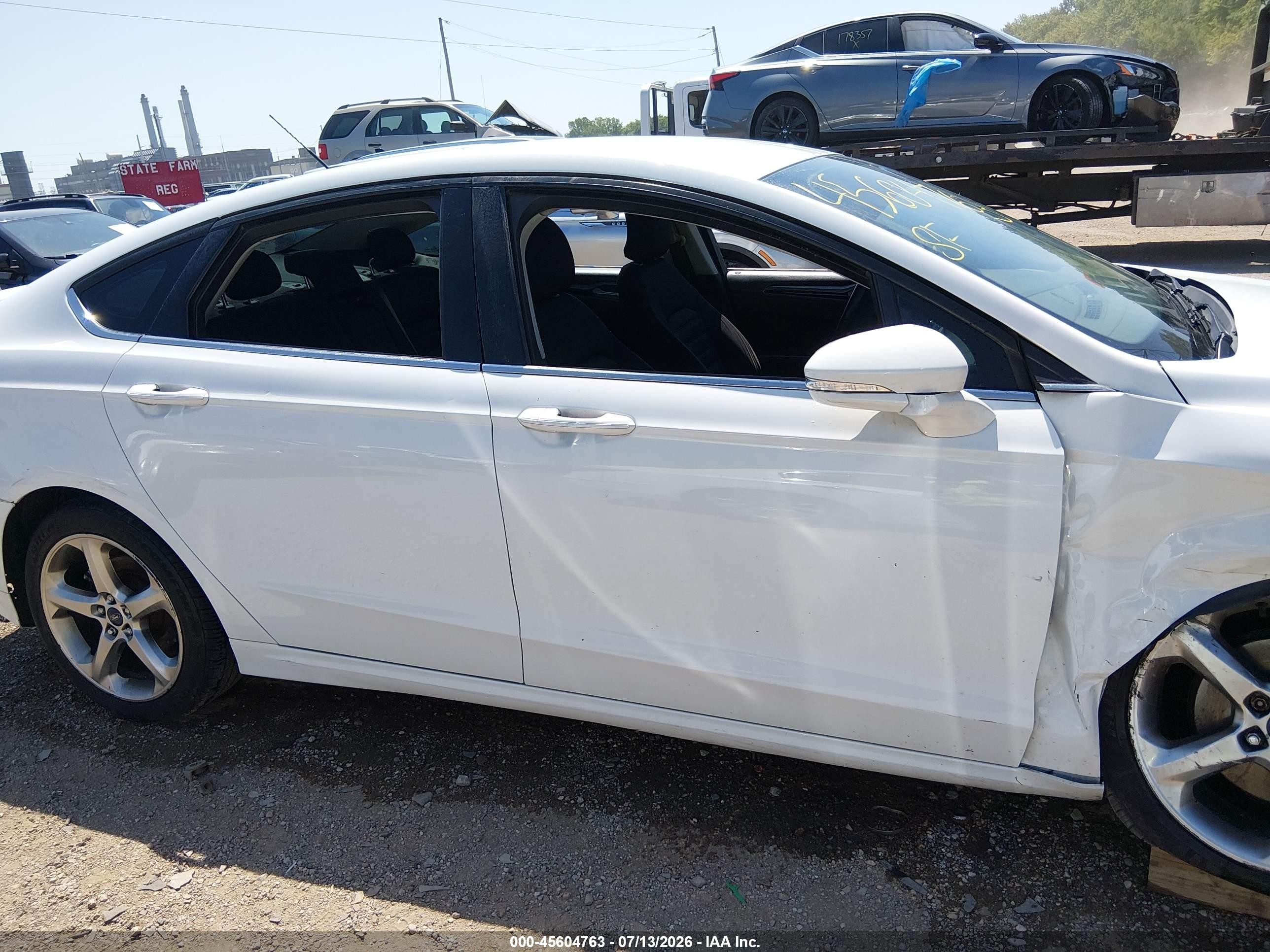 2015 Ford Fusion Se White vin: 3FA6P0H76FR169087