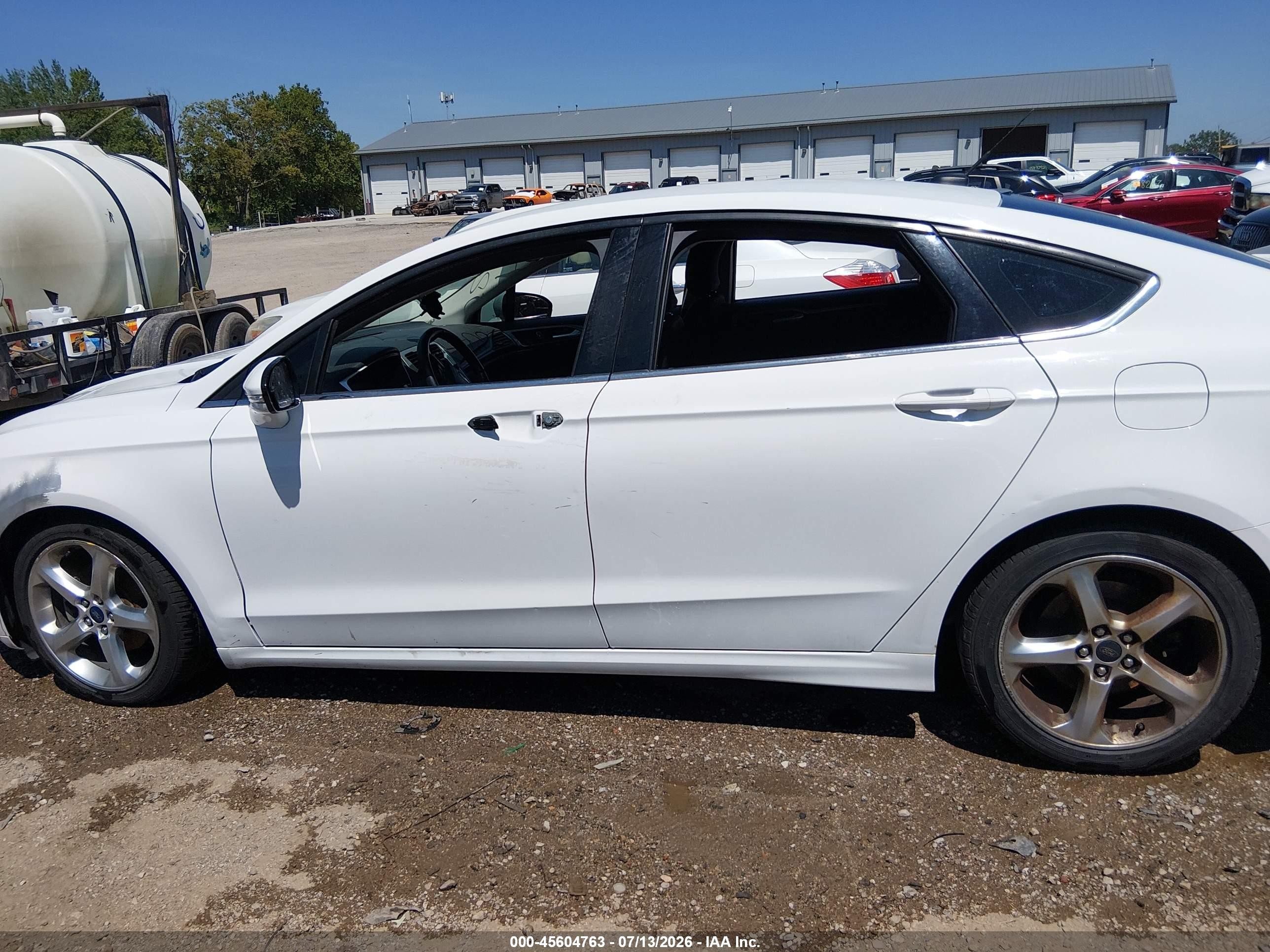 2015 Ford Fusion Se White vin: 3FA6P0H76FR169087