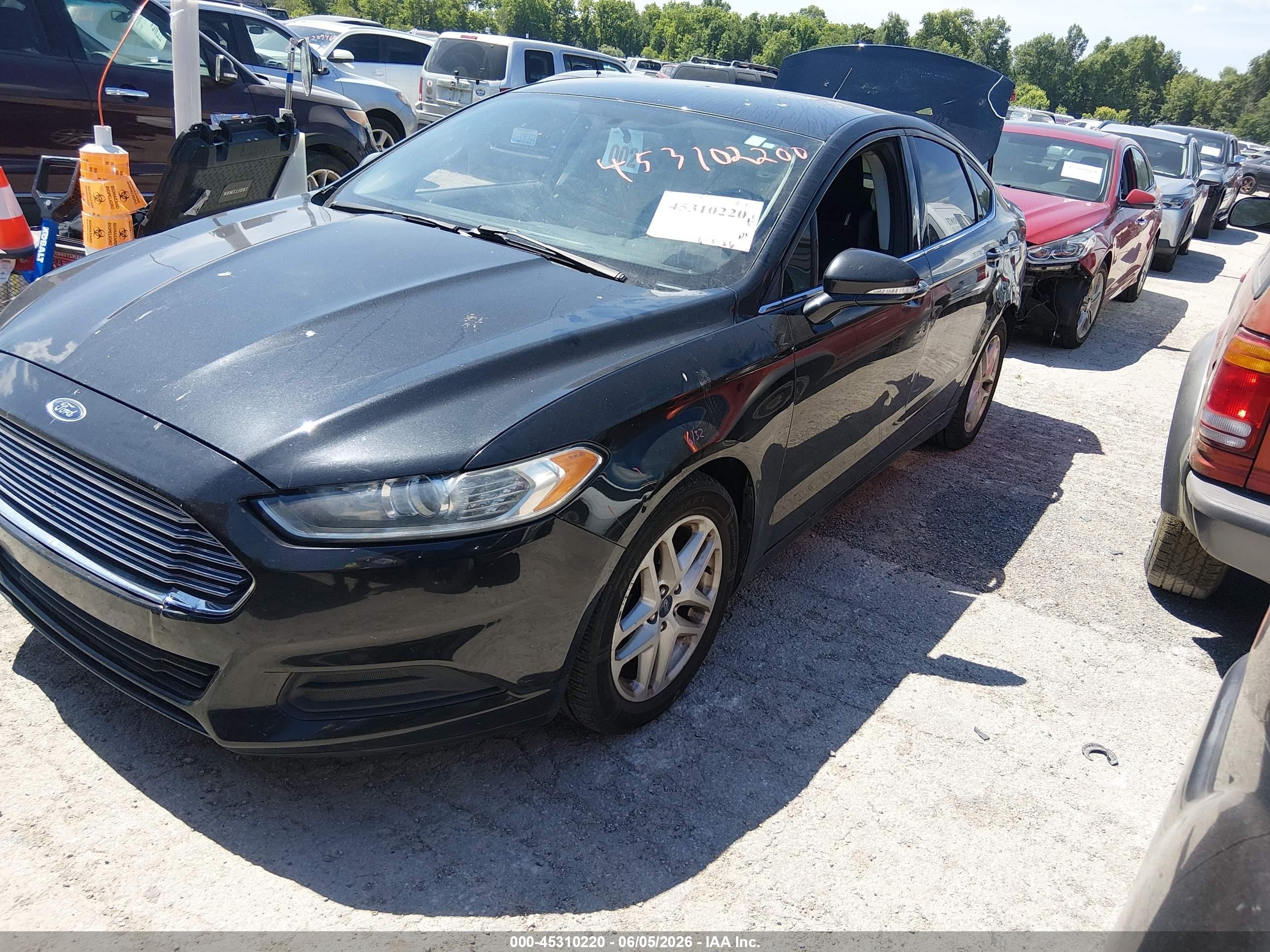 2015 Ford Fusion Se Black vin: 3FA6P0H76FR192420