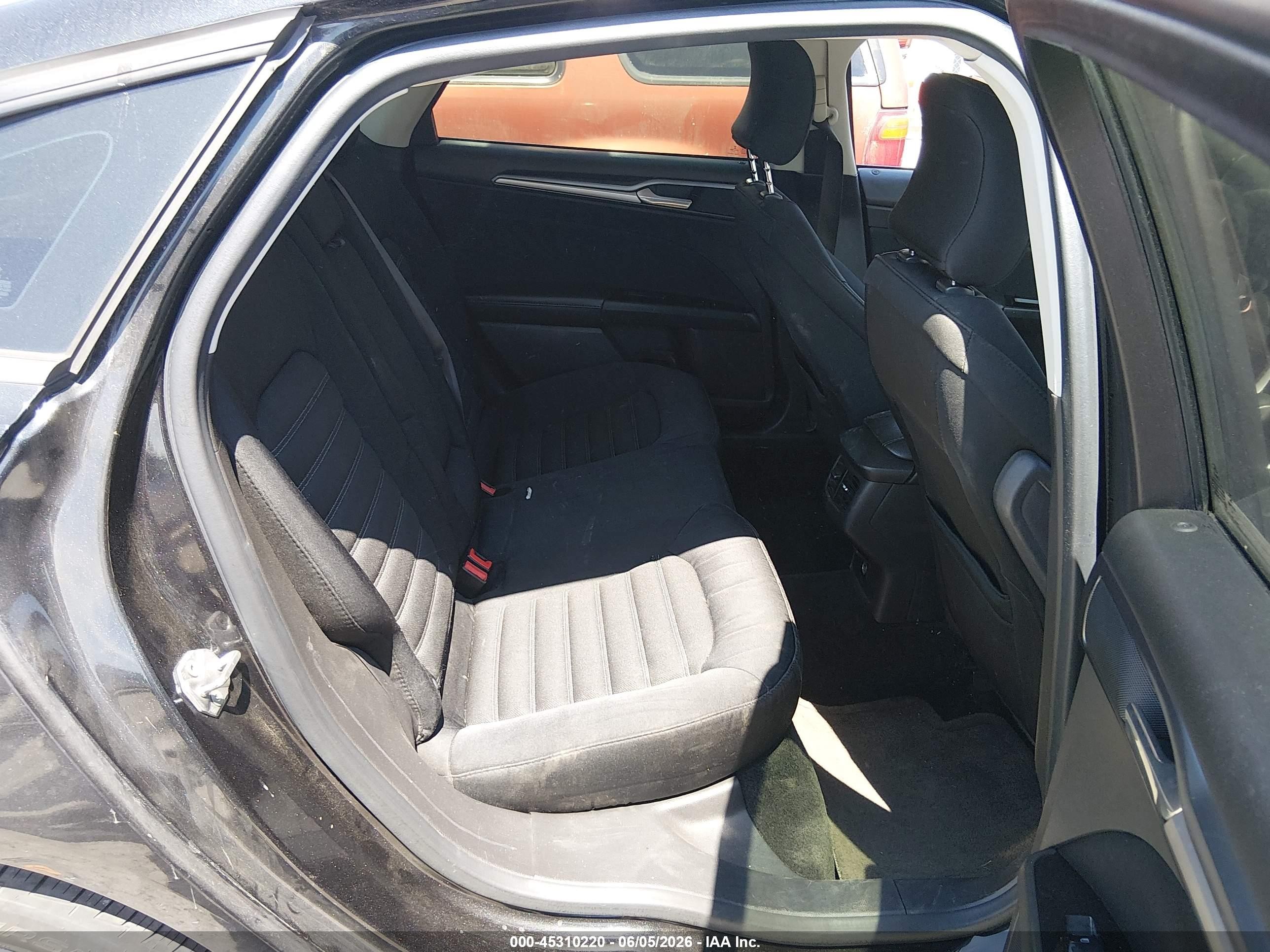 2015 Ford Fusion Se Black vin: 3FA6P0H76FR192420