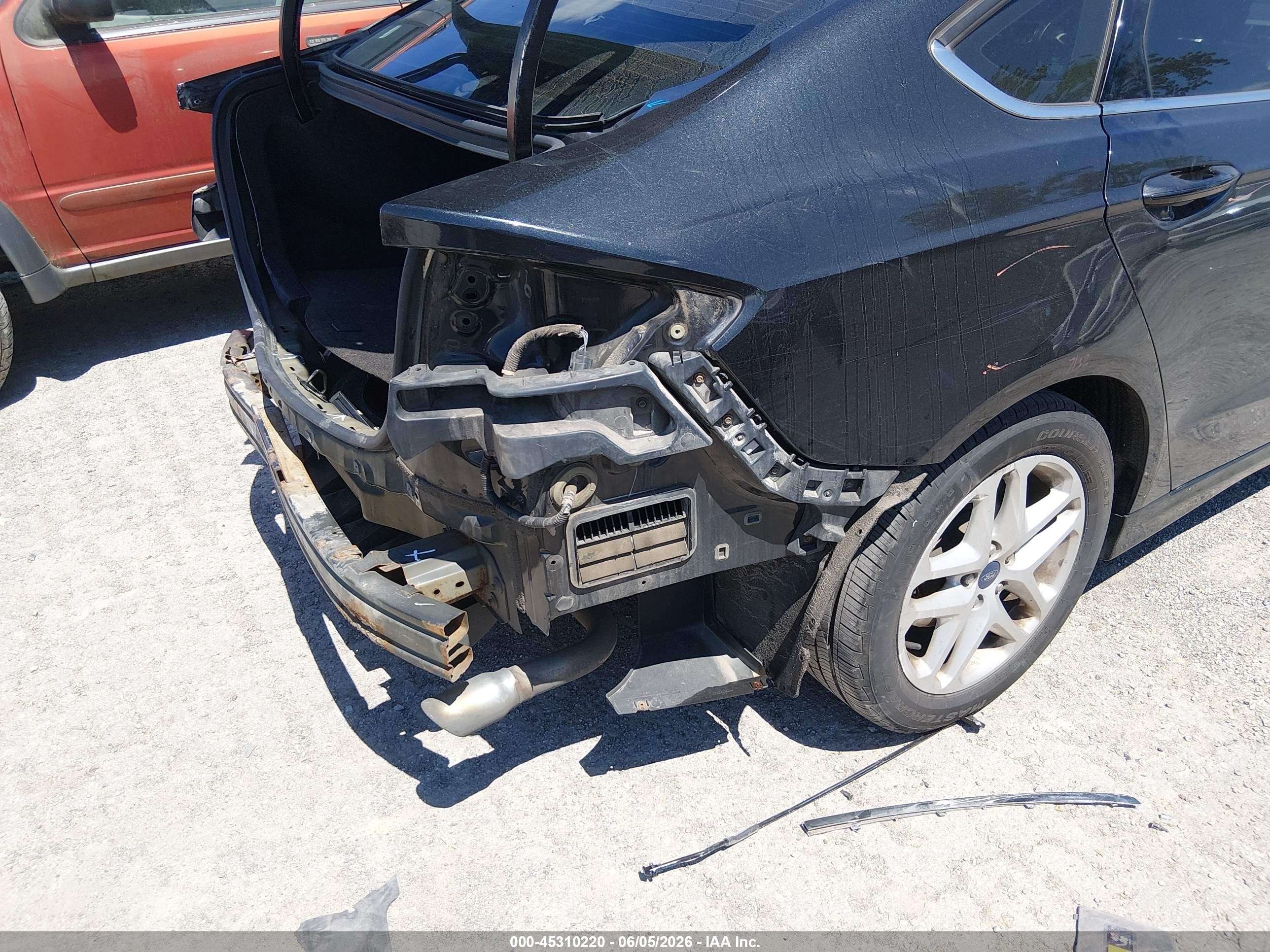 2015 Ford Fusion Se Black vin: 3FA6P0H76FR192420