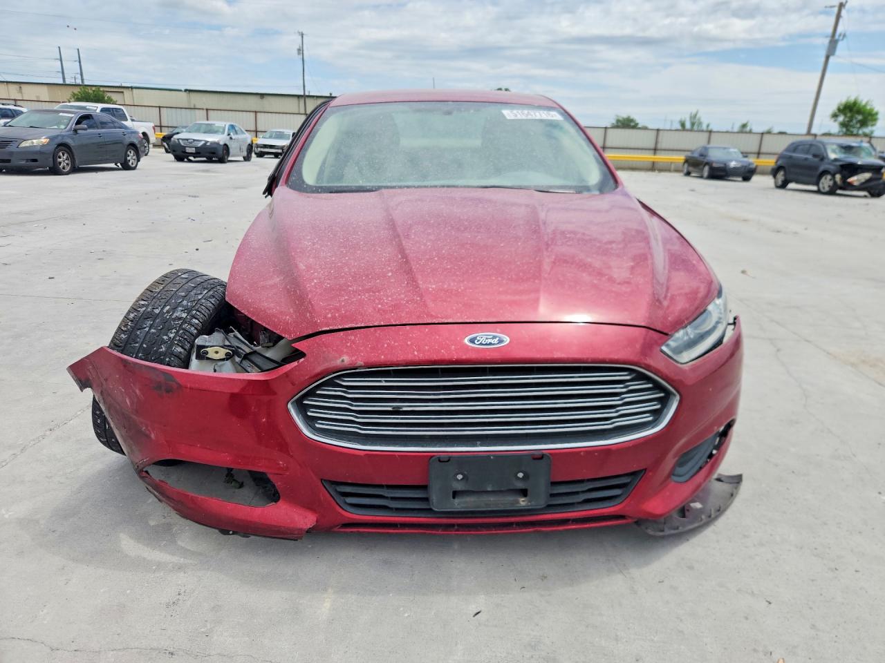 2015 Ford Fusion Se Red vin: 3FA6P0H76FR193325
