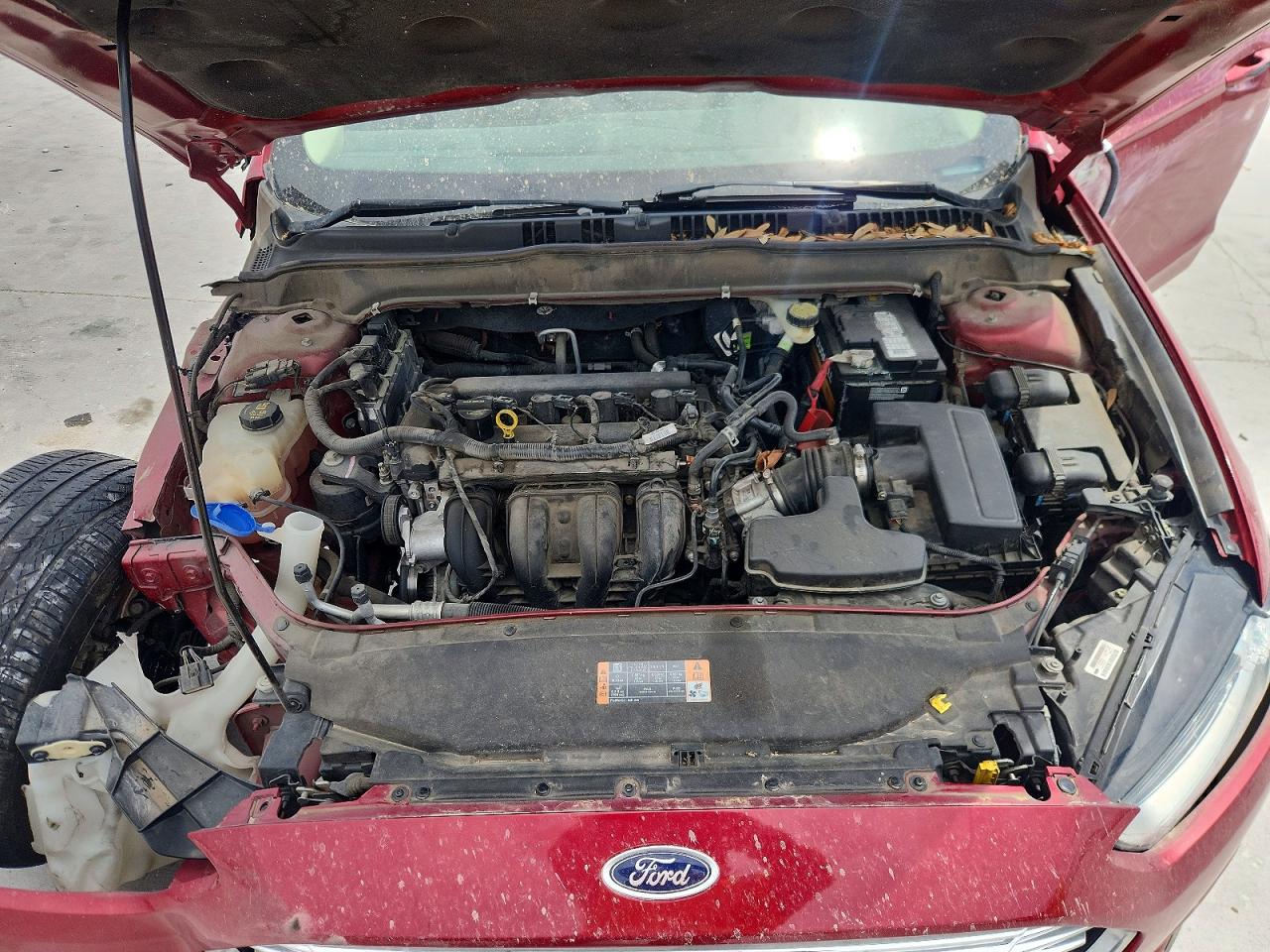 2015 Ford Fusion Se Red vin: 3FA6P0H76FR193325