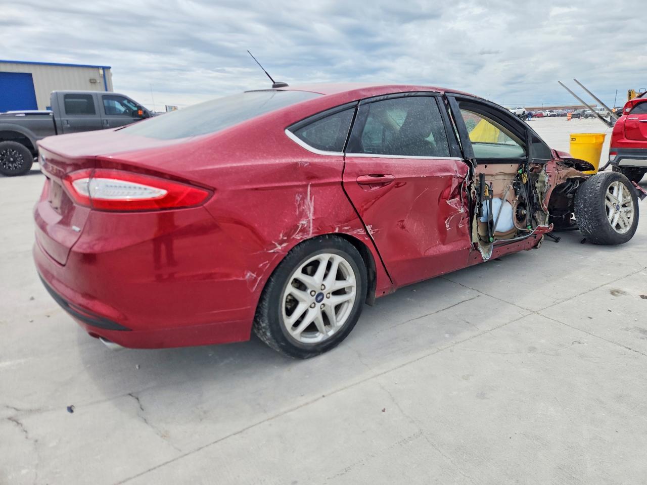 2015 Ford Fusion Se Red vin: 3FA6P0H76FR193325
