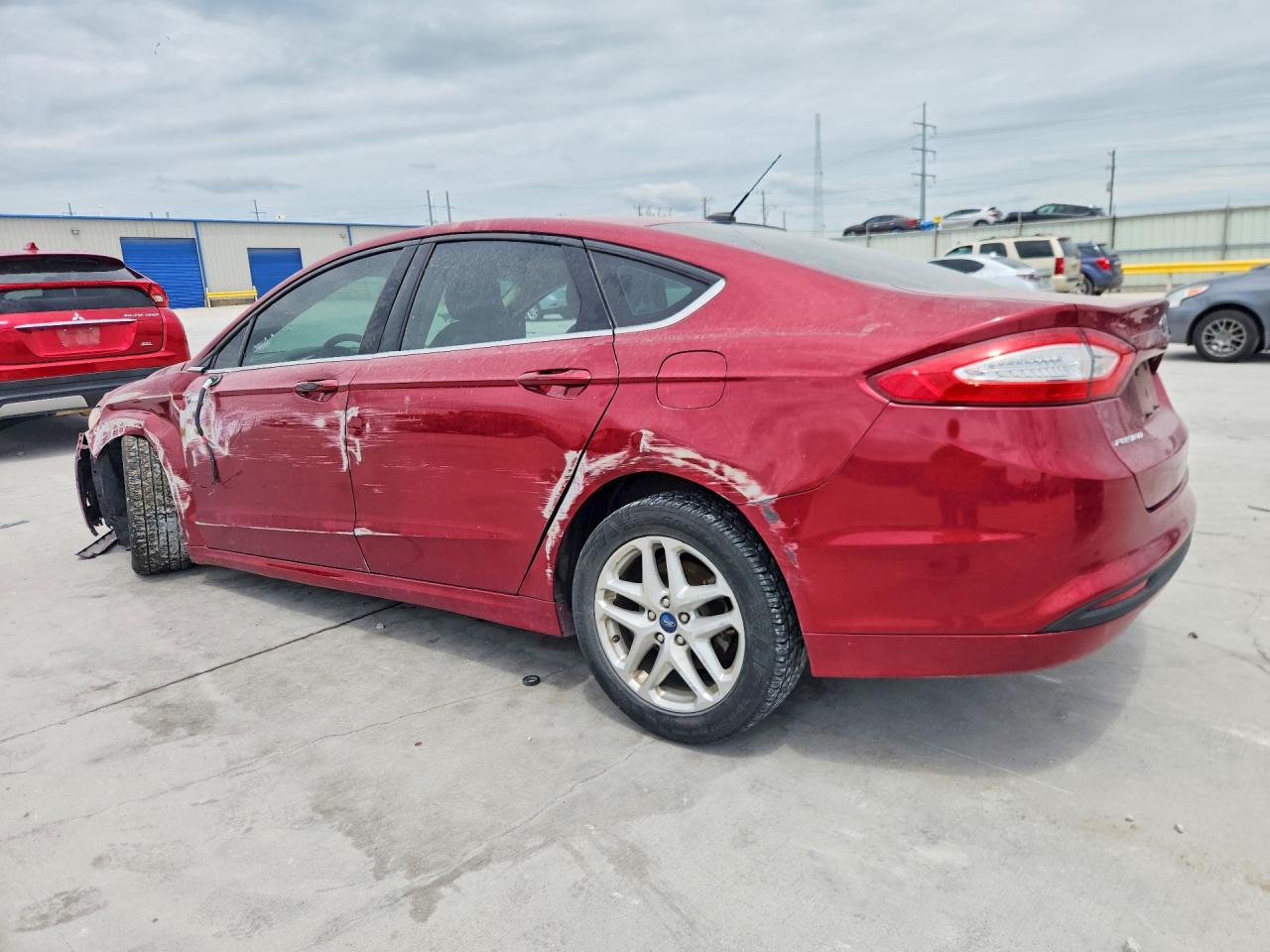 2015 Ford Fusion Se Red vin: 3FA6P0H76FR193325