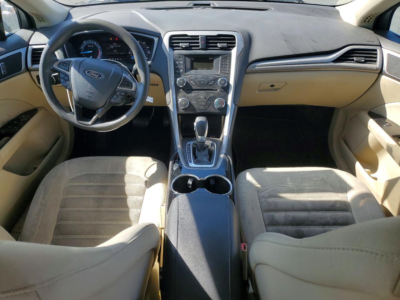2015 Ford Fusion Se White vin: 3FA6P0H76FR195771