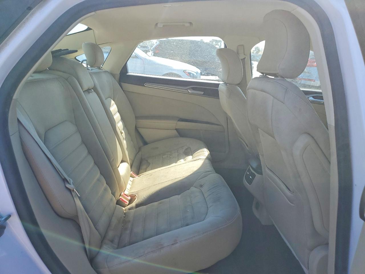 2015 Ford Fusion Se White vin: 3FA6P0H76FR195771