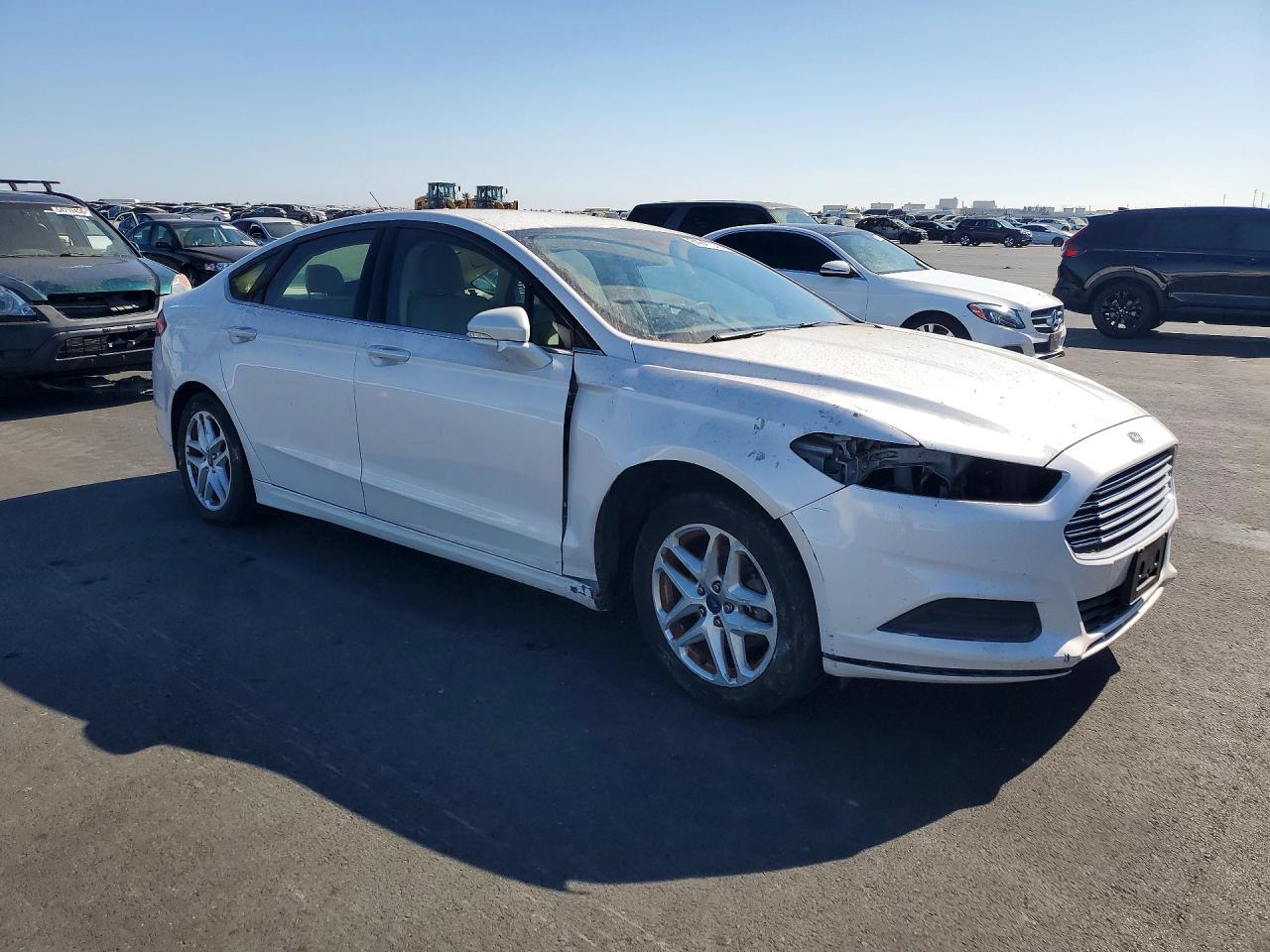 2015 Ford Fusion Se White vin: 3FA6P0H76FR195771