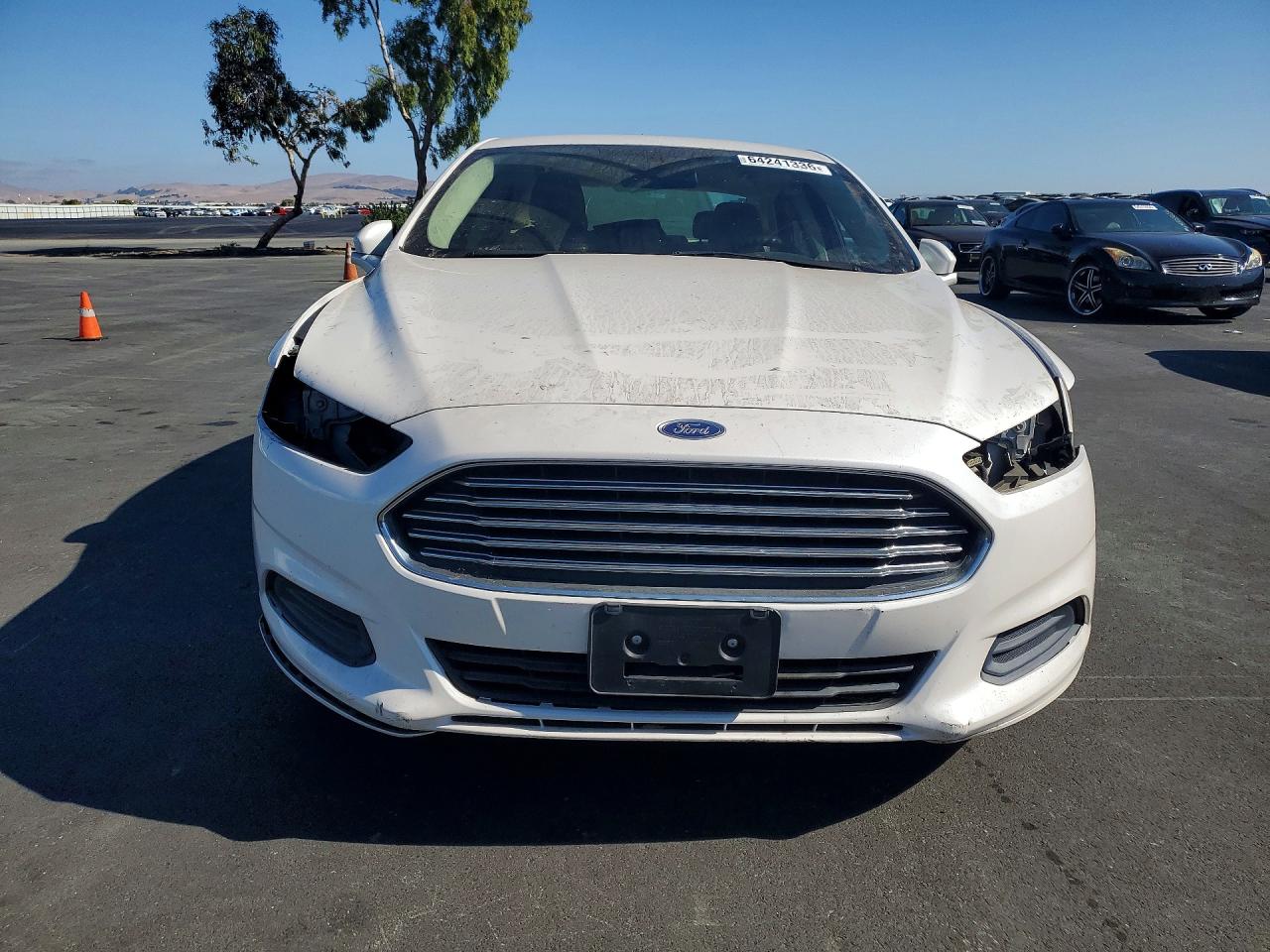 2015 Ford Fusion Se White vin: 3FA6P0H76FR195771