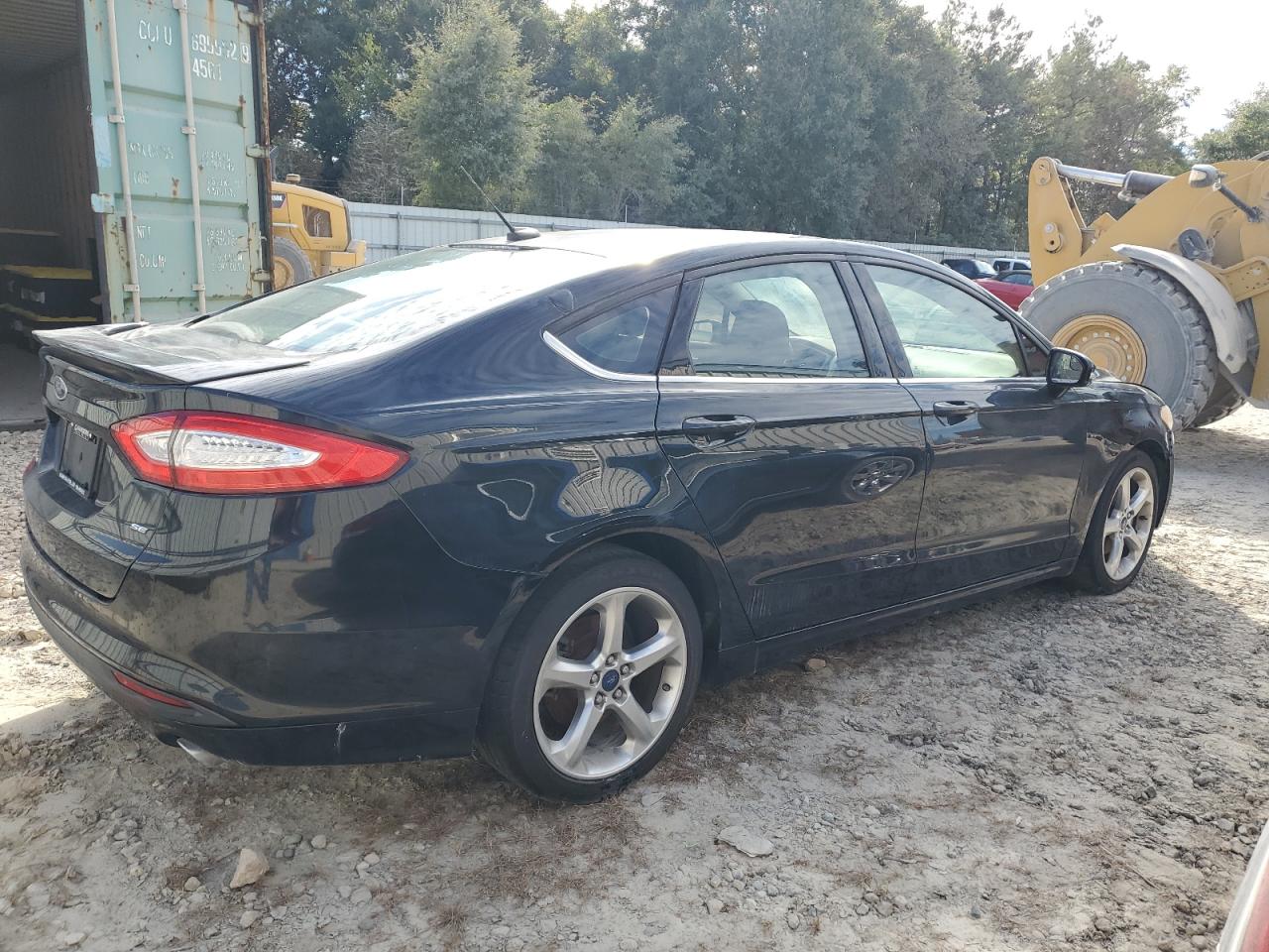 2015 Ford Fusion Se Черный vin: 3FA6P0H76FR199755