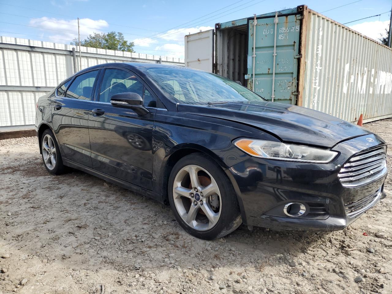 2015 Ford Fusion Se Черный vin: 3FA6P0H76FR199755