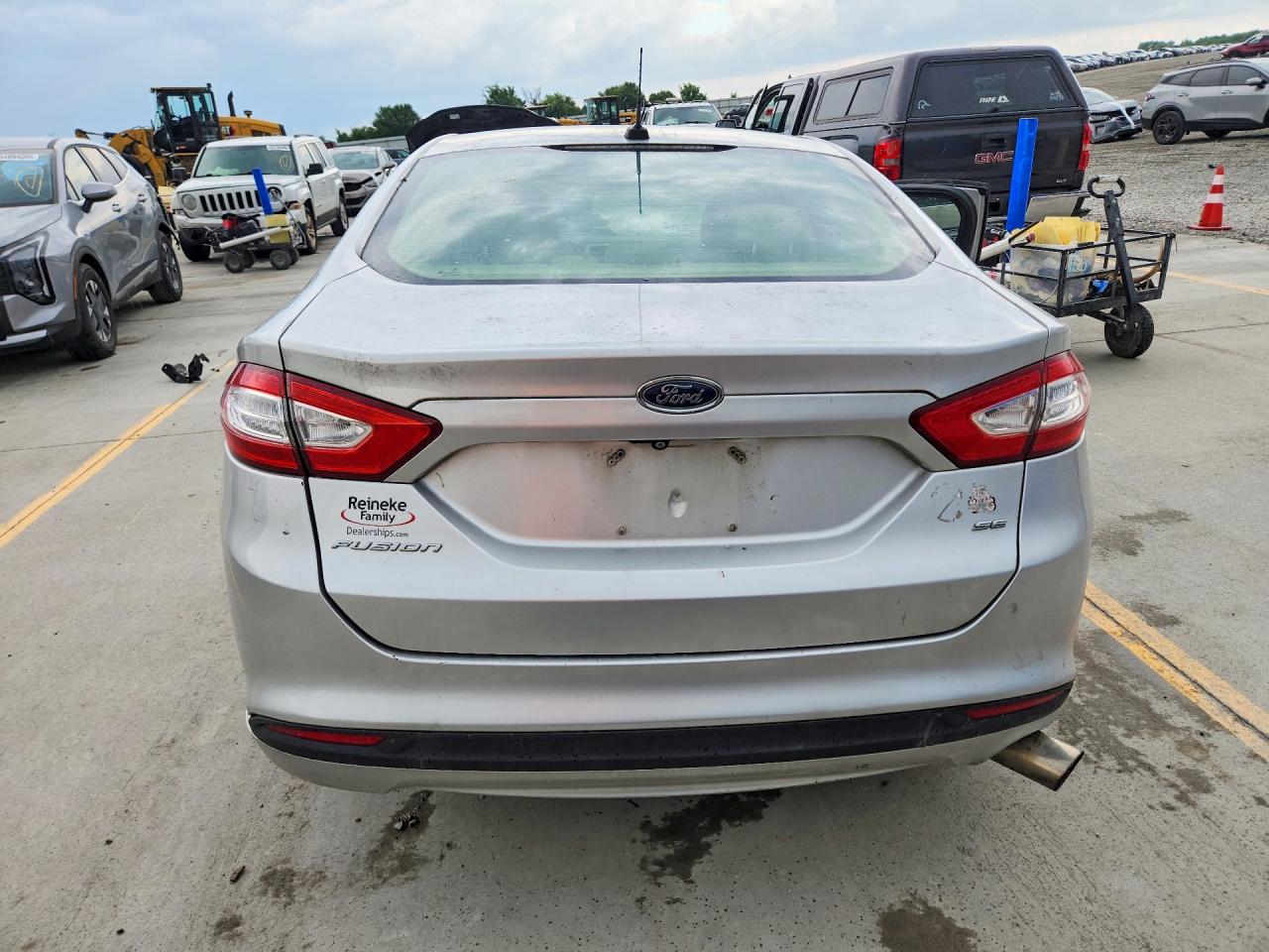 2015 Ford Fusion Se Silver vin: 3FA6P0H76FR228168