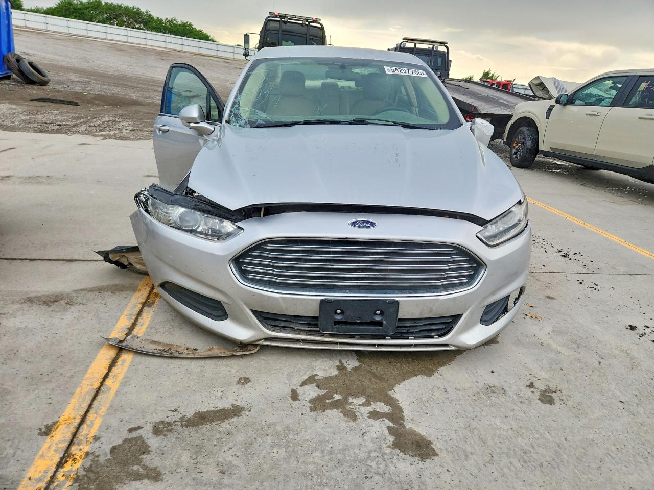 2015 Ford Fusion Se Silver vin: 3FA6P0H76FR228168