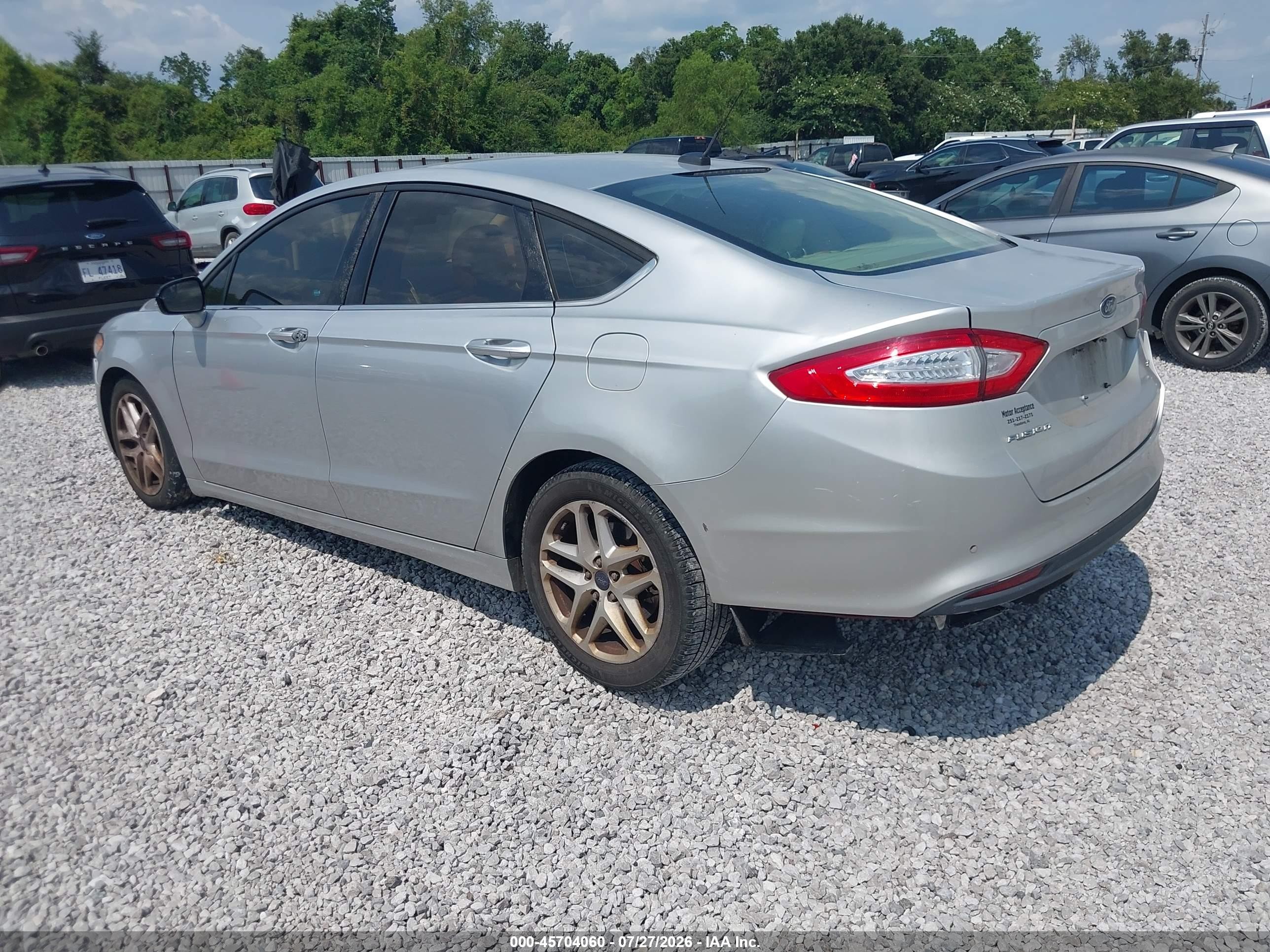 2015 Ford Fusion Se Silver vin: 3FA6P0H76FR229112