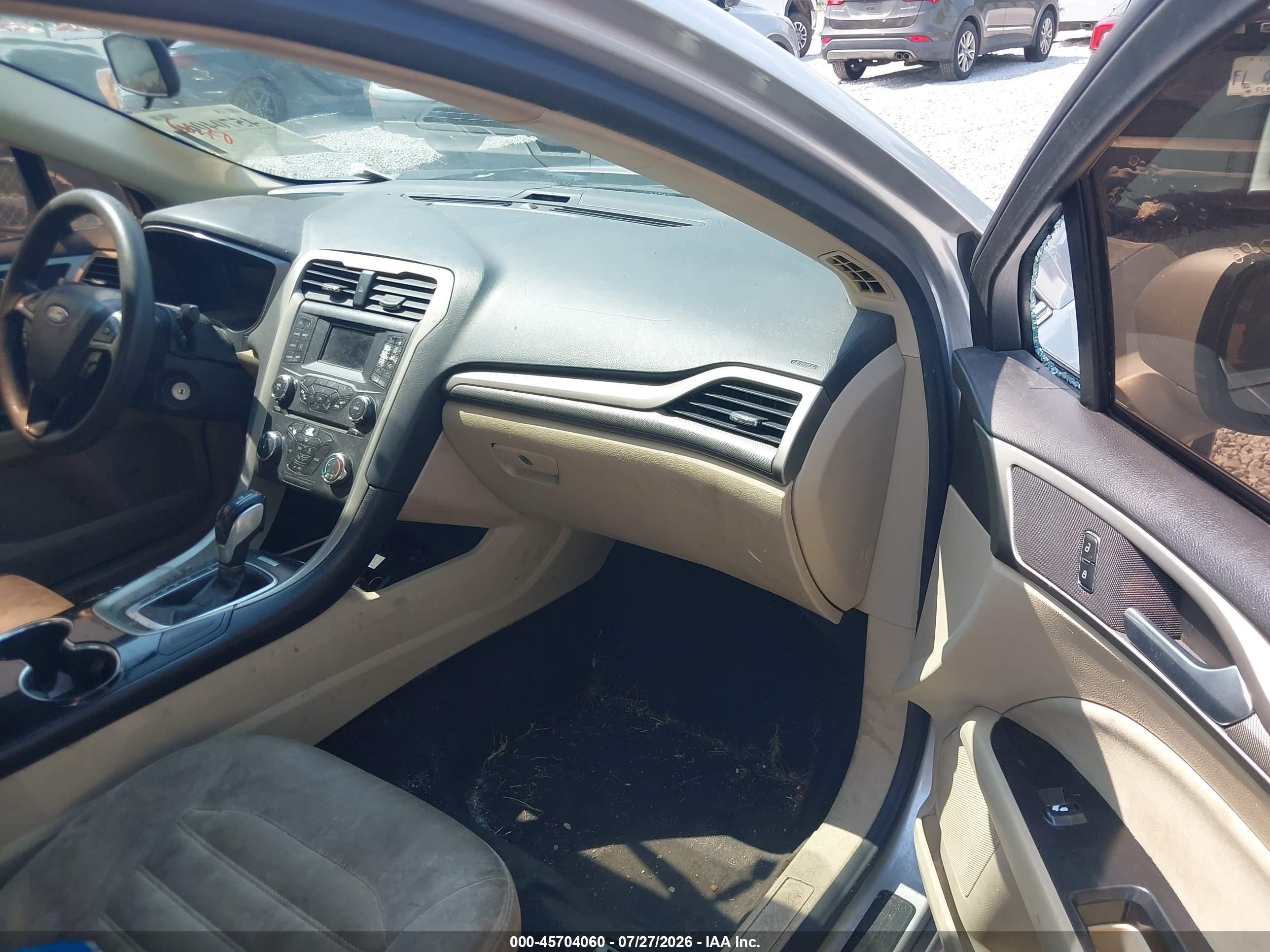 2015 Ford Fusion Se Silver vin: 3FA6P0H76FR229112
