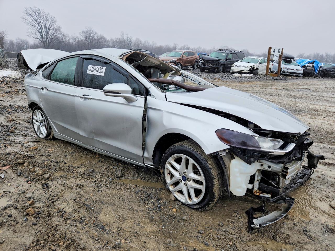 2015 Ford Fusion Se Silver vin: 3FA6P0H76FR236187