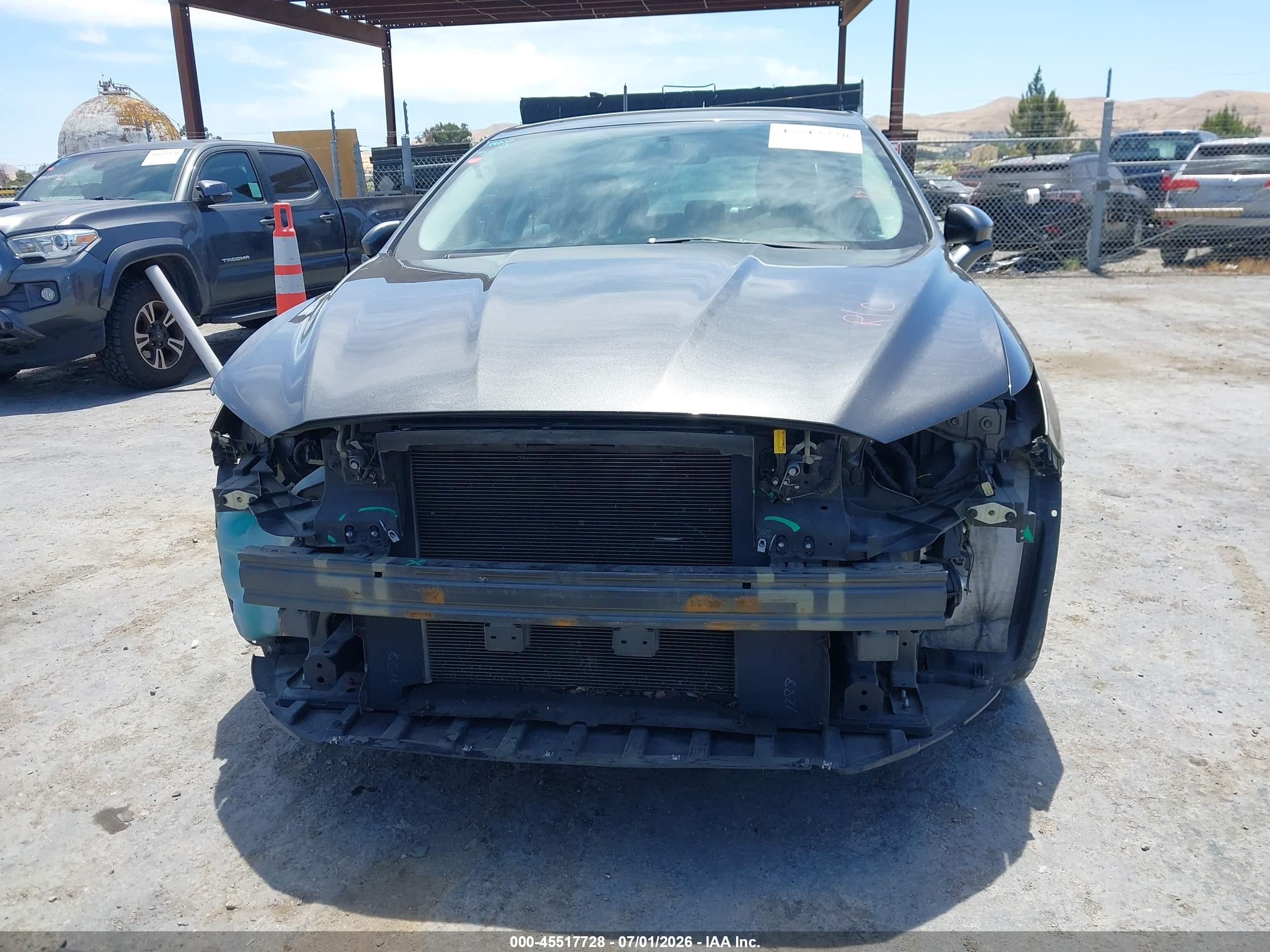 2015 Ford Fusion Se Gray vin: 3FA6P0H76FR248131