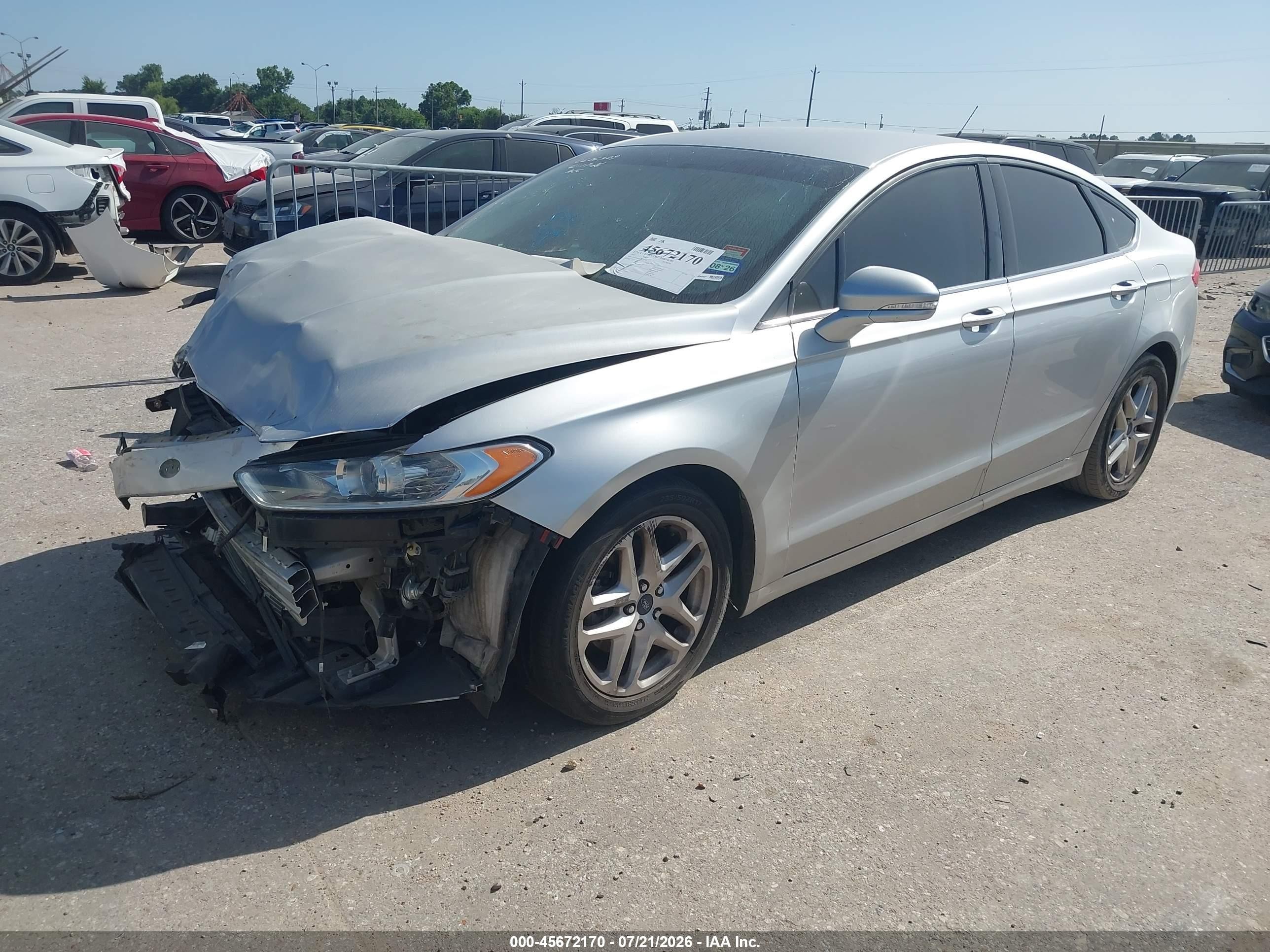 2015 Ford Fusion Se Серебряный vin: 3FA6P0H76FR278732