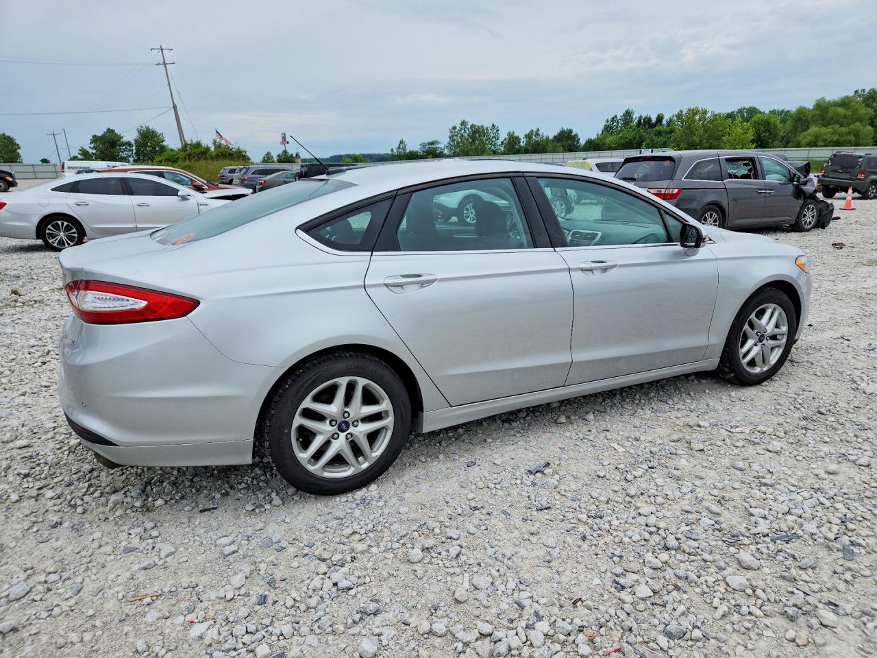 2015 Ford Fusion Se Silver vin: 3FA6P0H76FR288452