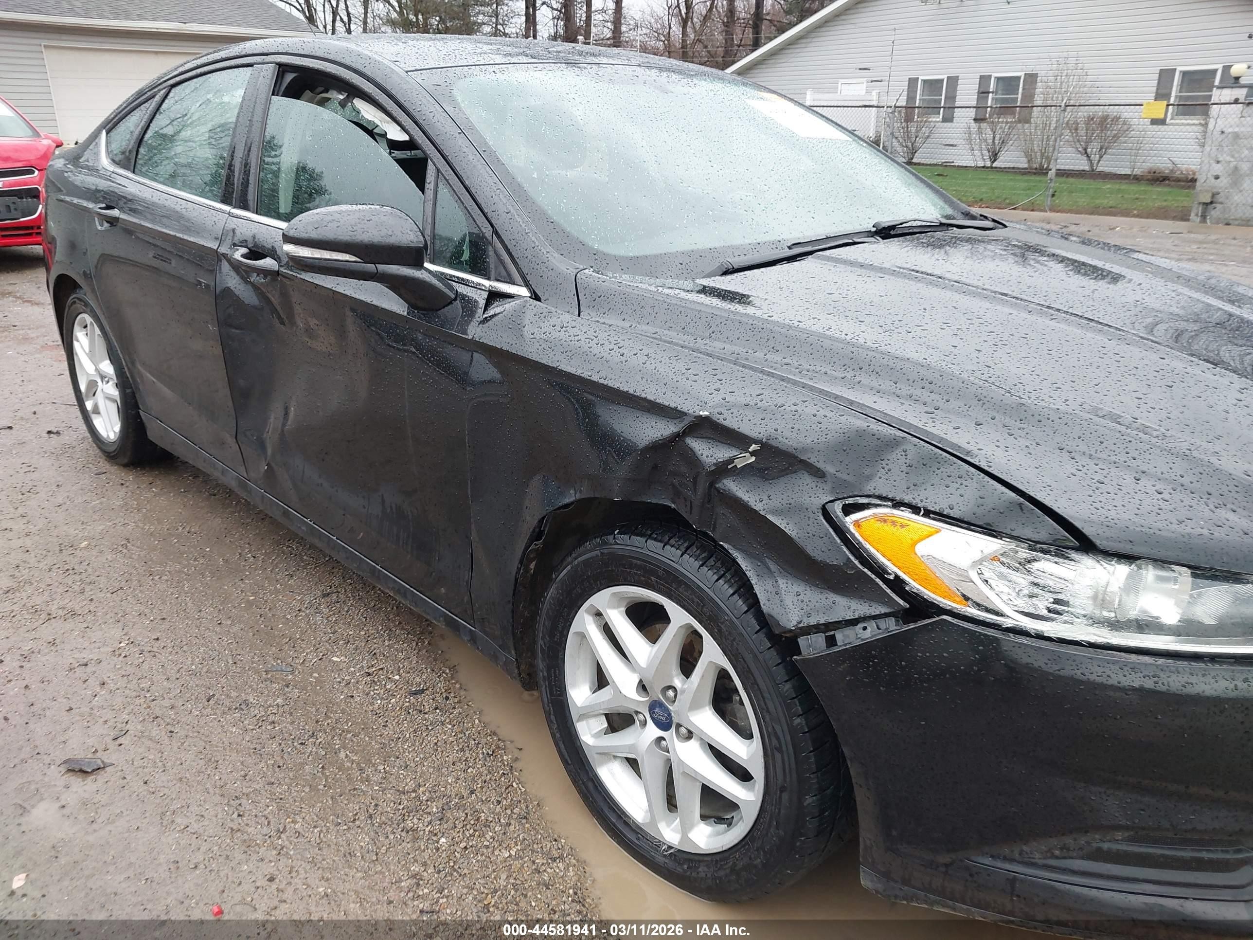 2015 Ford Fusion Se Black vin: 3FA6P0H76FR291741