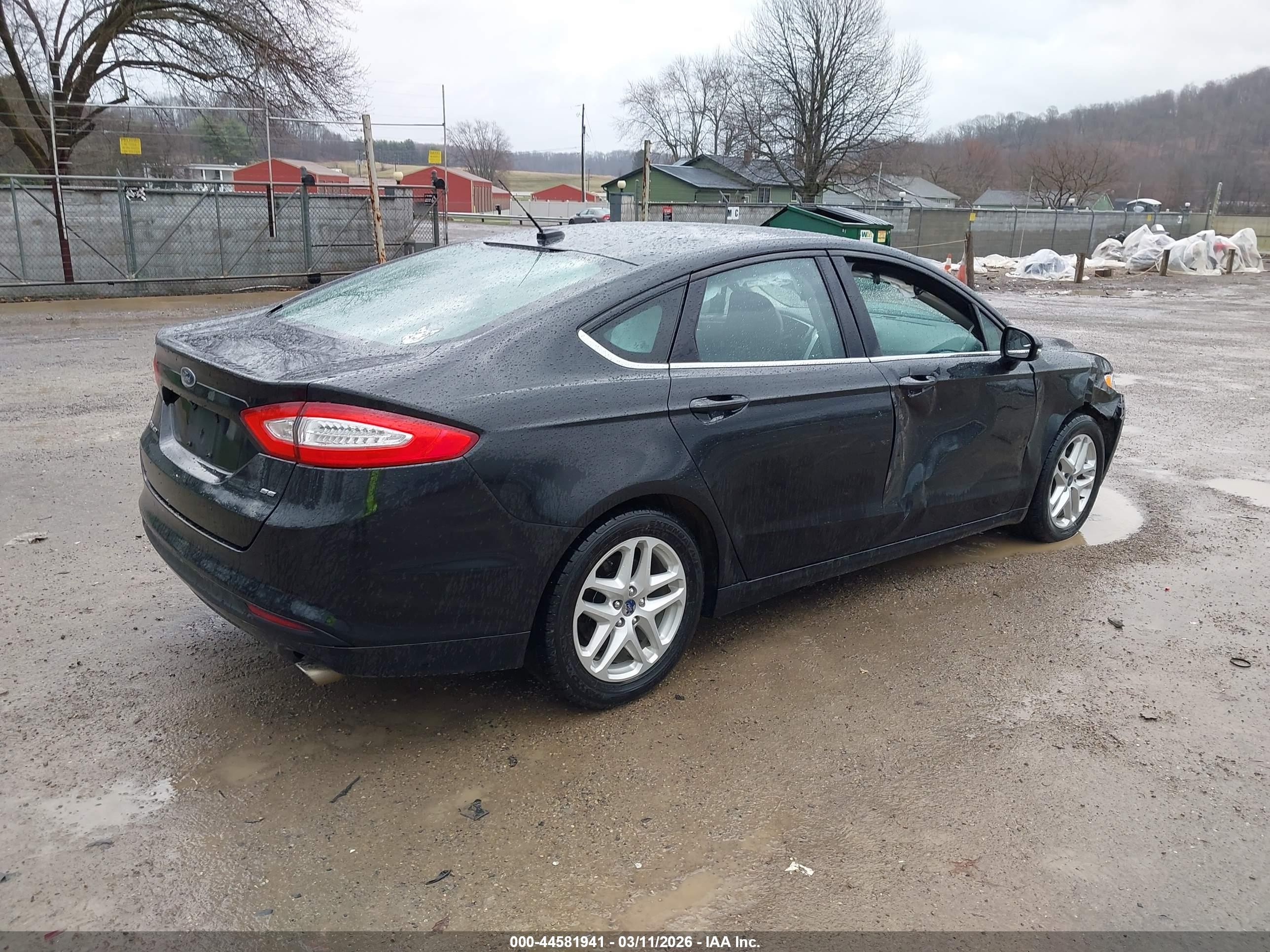 2015 Ford Fusion Se Black vin: 3FA6P0H76FR291741