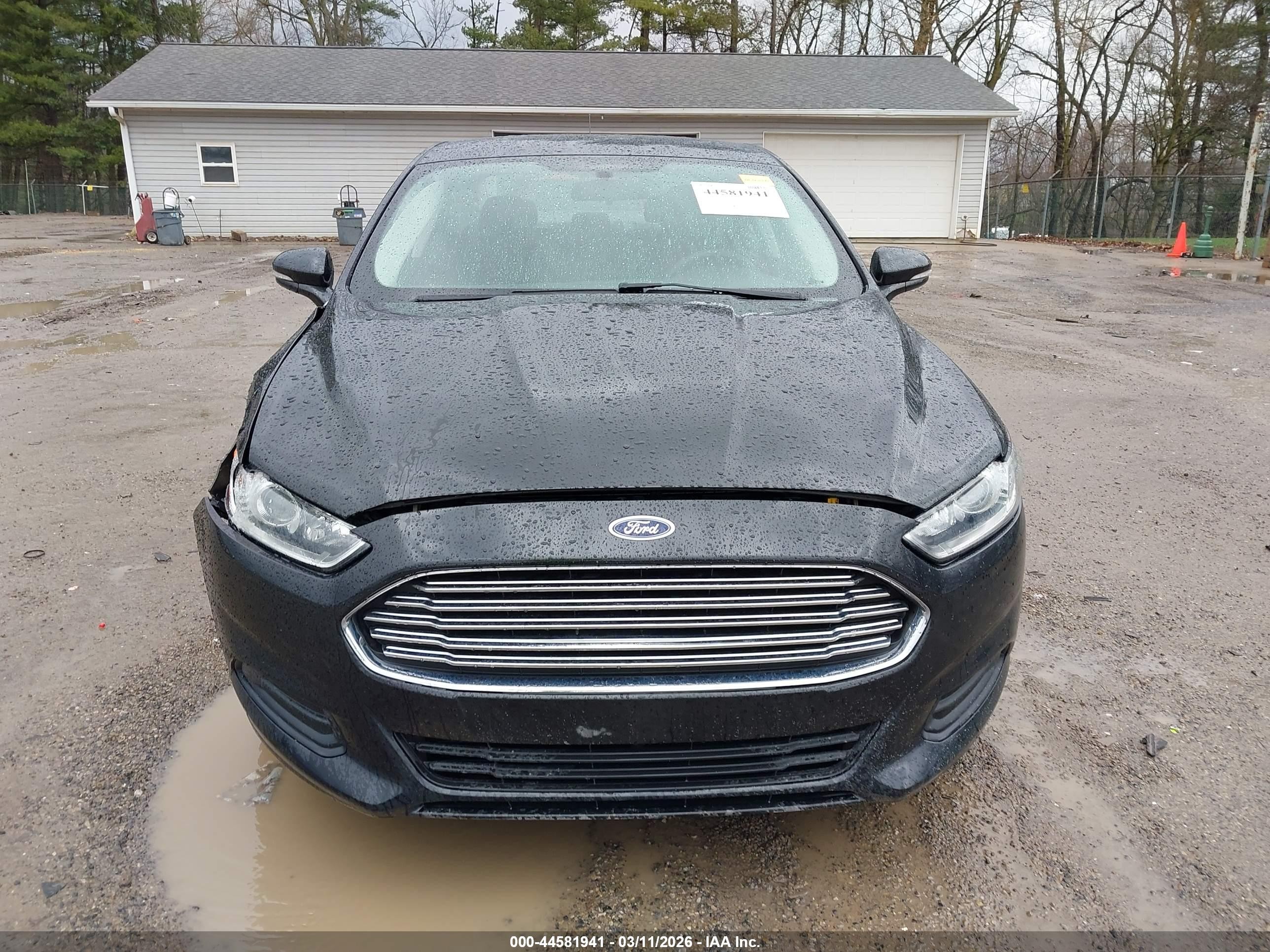 2015 Ford Fusion Se Black vin: 3FA6P0H76FR291741