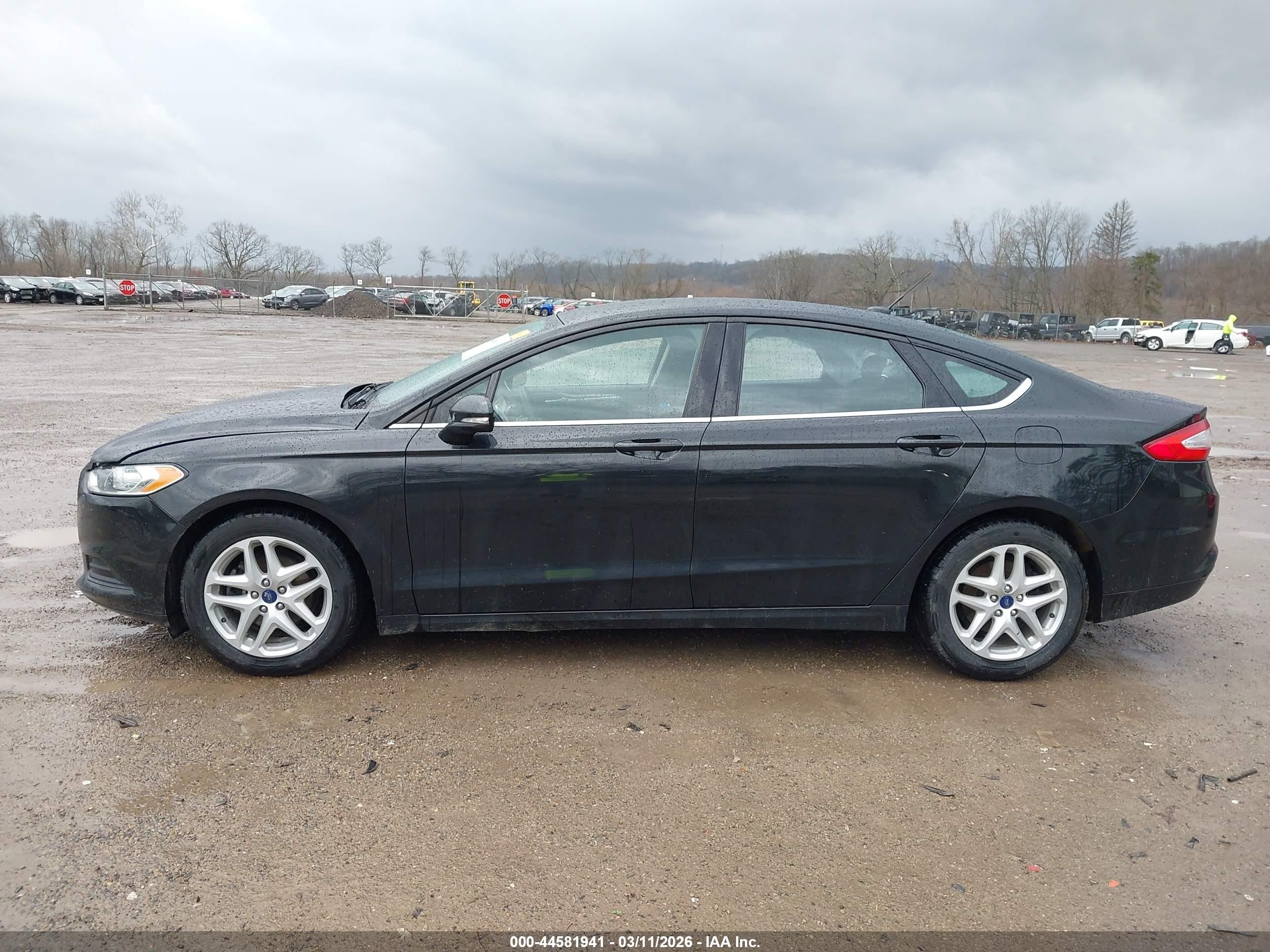 2015 Ford Fusion Se Black vin: 3FA6P0H76FR291741