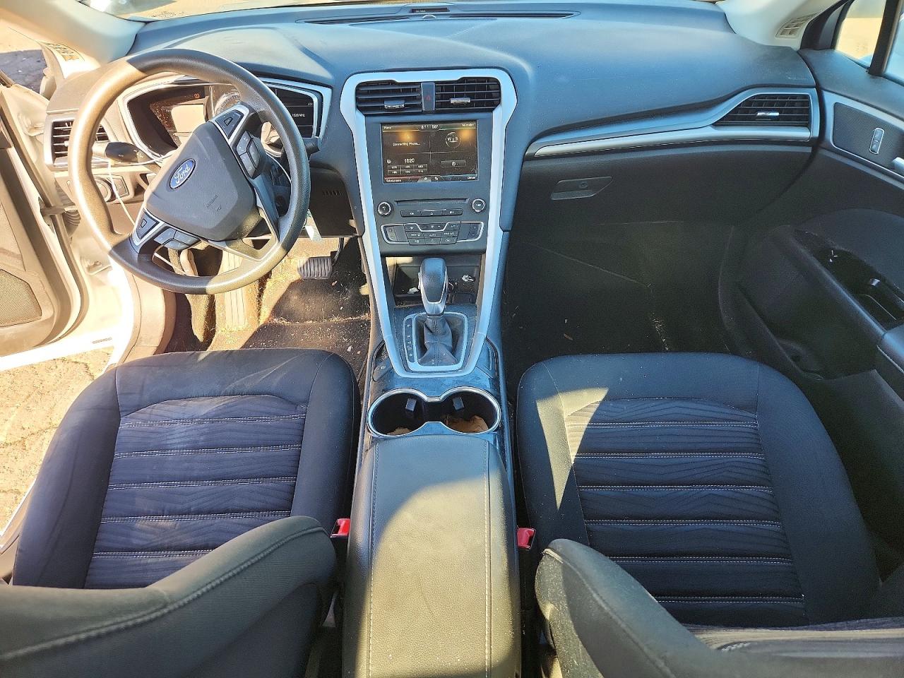 2016 Ford Fusion Se White vin: 3FA6P0H76GR153277