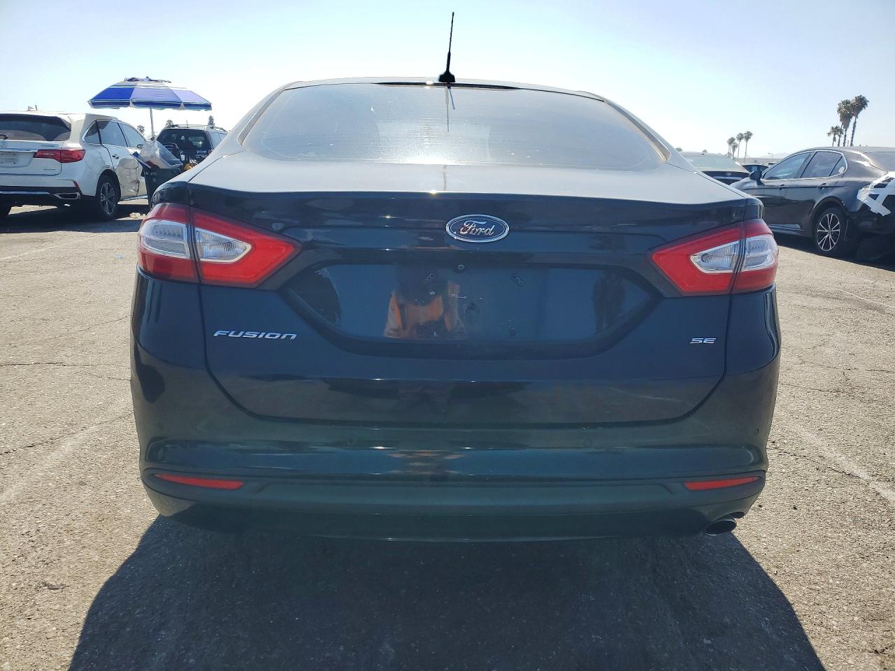 2016 Ford Fusion Se Black vin: 3FA6P0H76GR246848