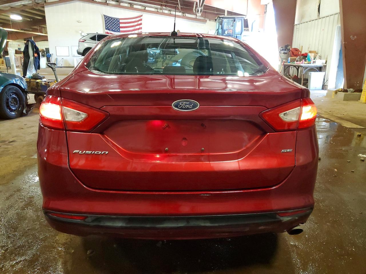 2013 Ford Fusion Se Burgundy vin: 3FA6P0H77DR102401
