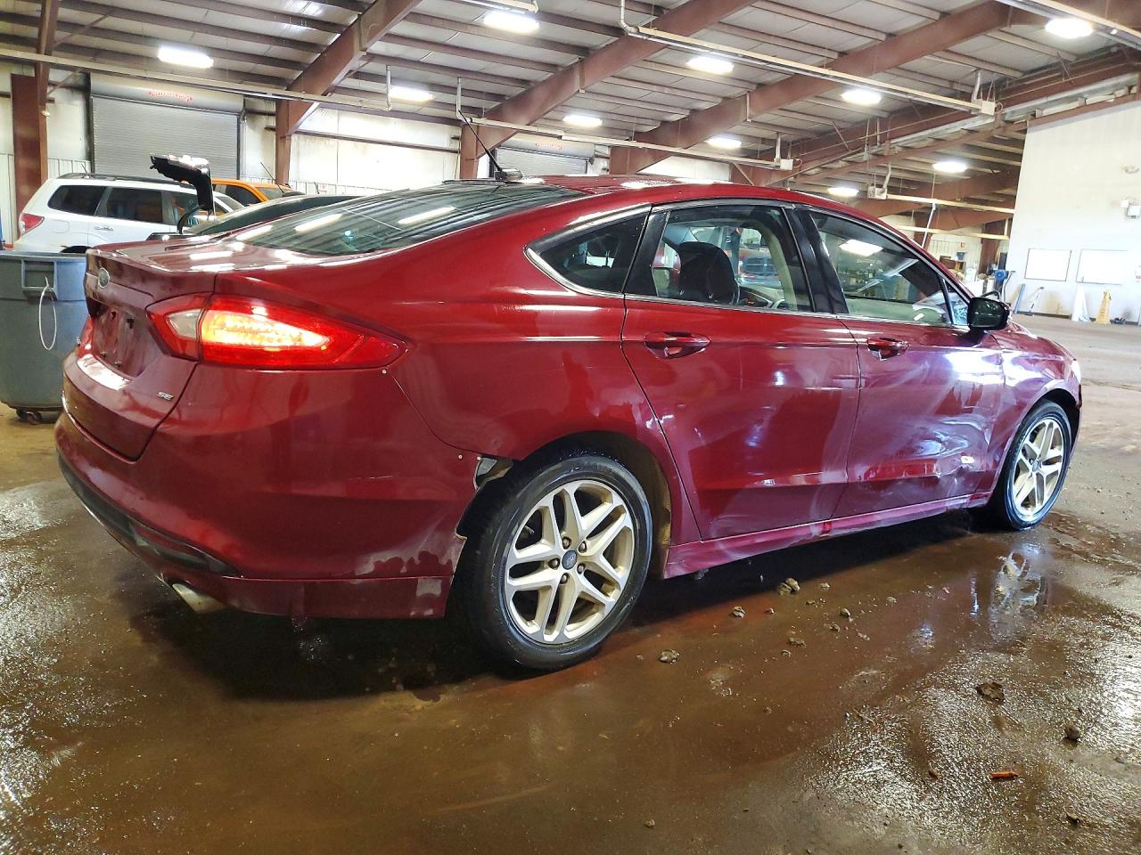 2013 Ford Fusion Se Burgundy vin: 3FA6P0H77DR102401