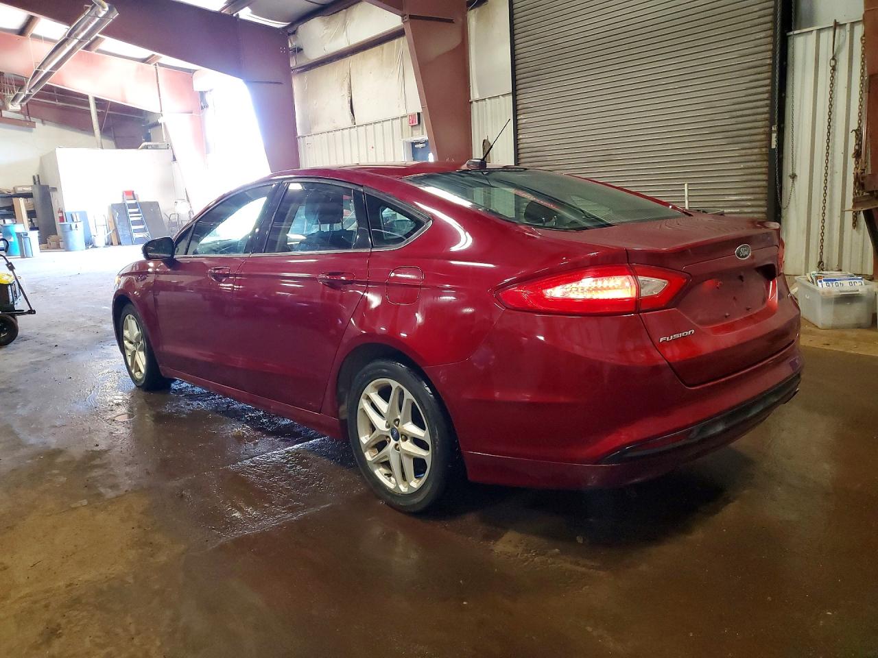2013 Ford Fusion Se Burgundy vin: 3FA6P0H77DR102401