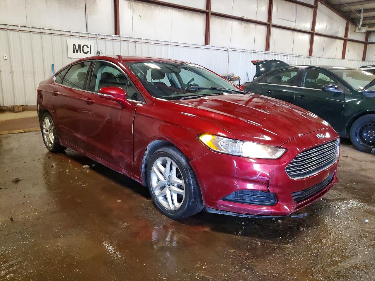 2013 Ford Fusion Se Burgundy vin: 3FA6P0H77DR102401