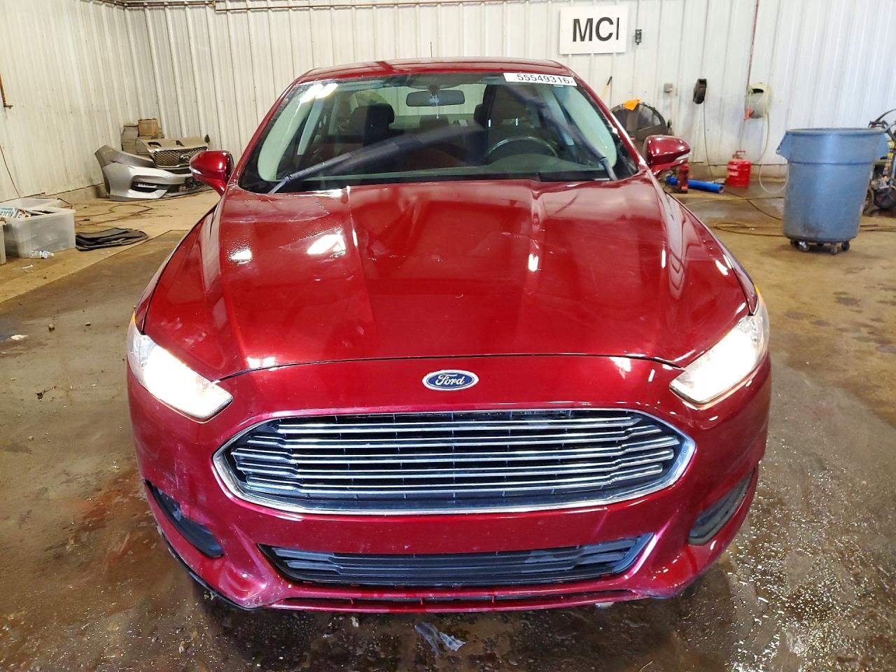 2013 Ford Fusion Se Burgundy vin: 3FA6P0H77DR102401