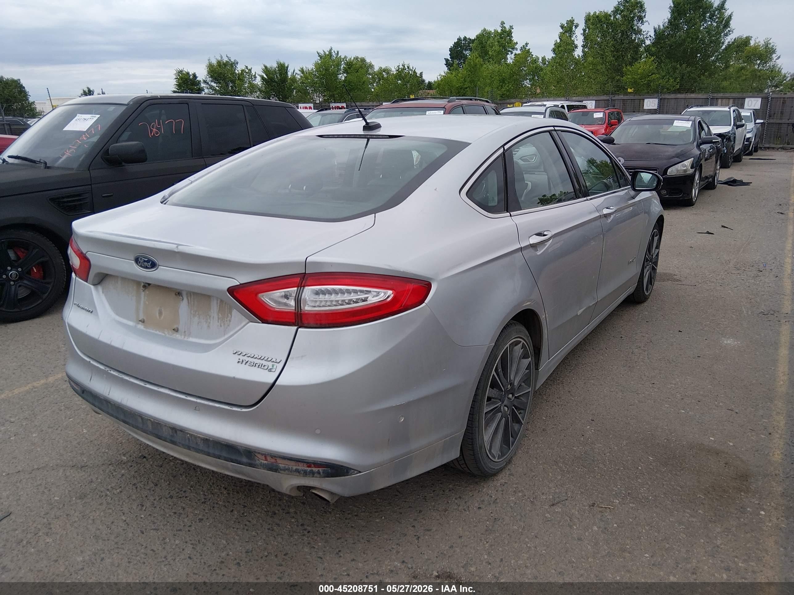 2013 Ford Fusion Se Silver vin: 3FA6P0H77DR113026