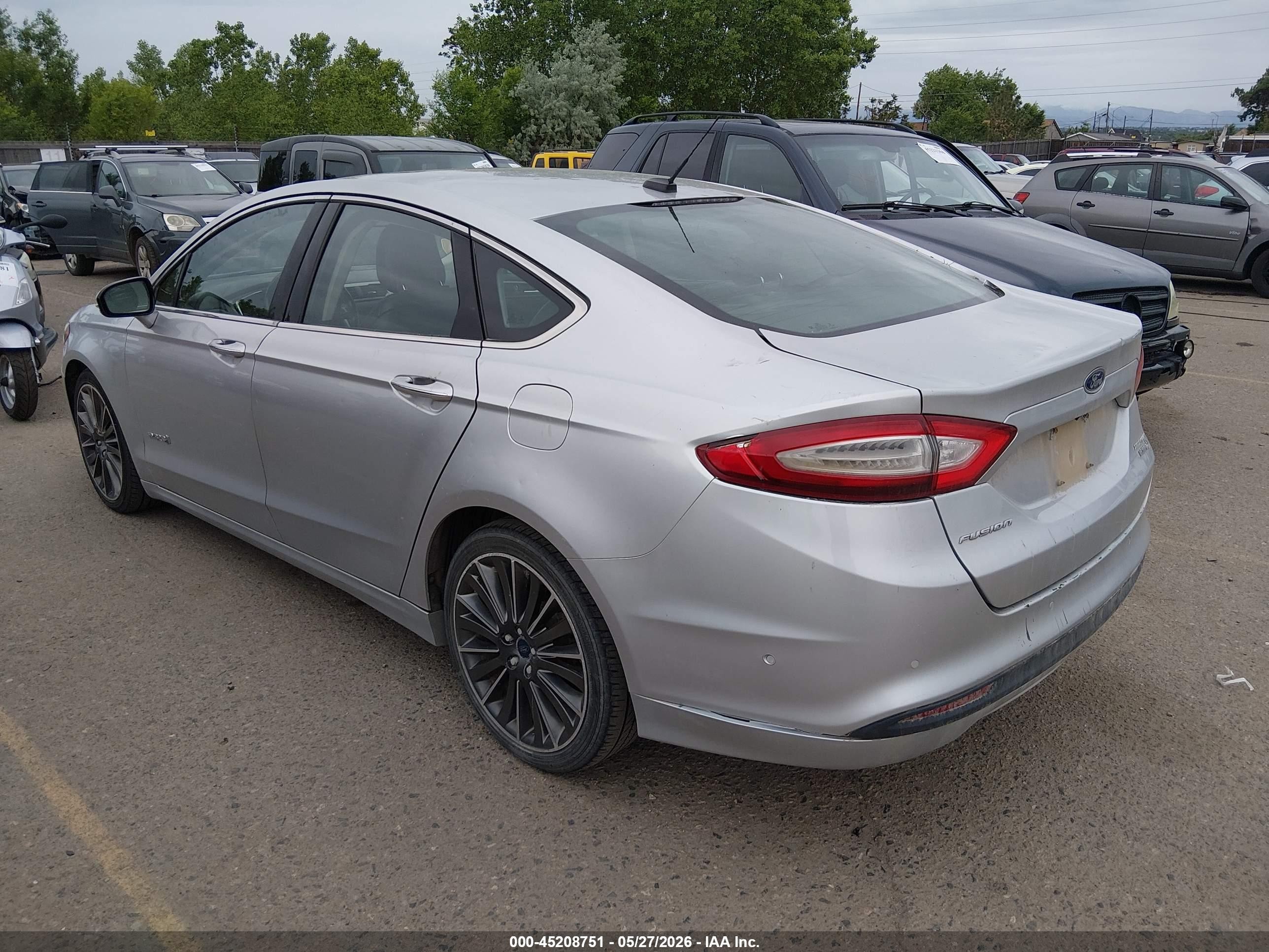 2013 Ford Fusion Se Silver vin: 3FA6P0H77DR113026