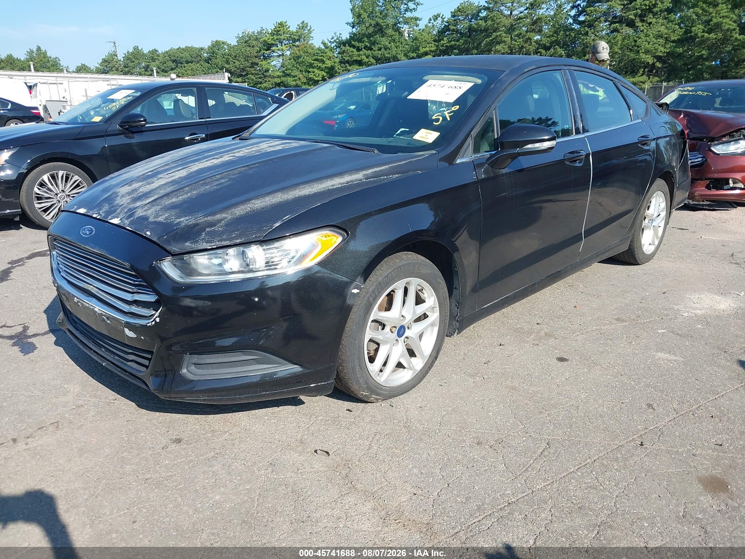 2013 Ford Fusion Se Black vin: 3FA6P0H77DR120431