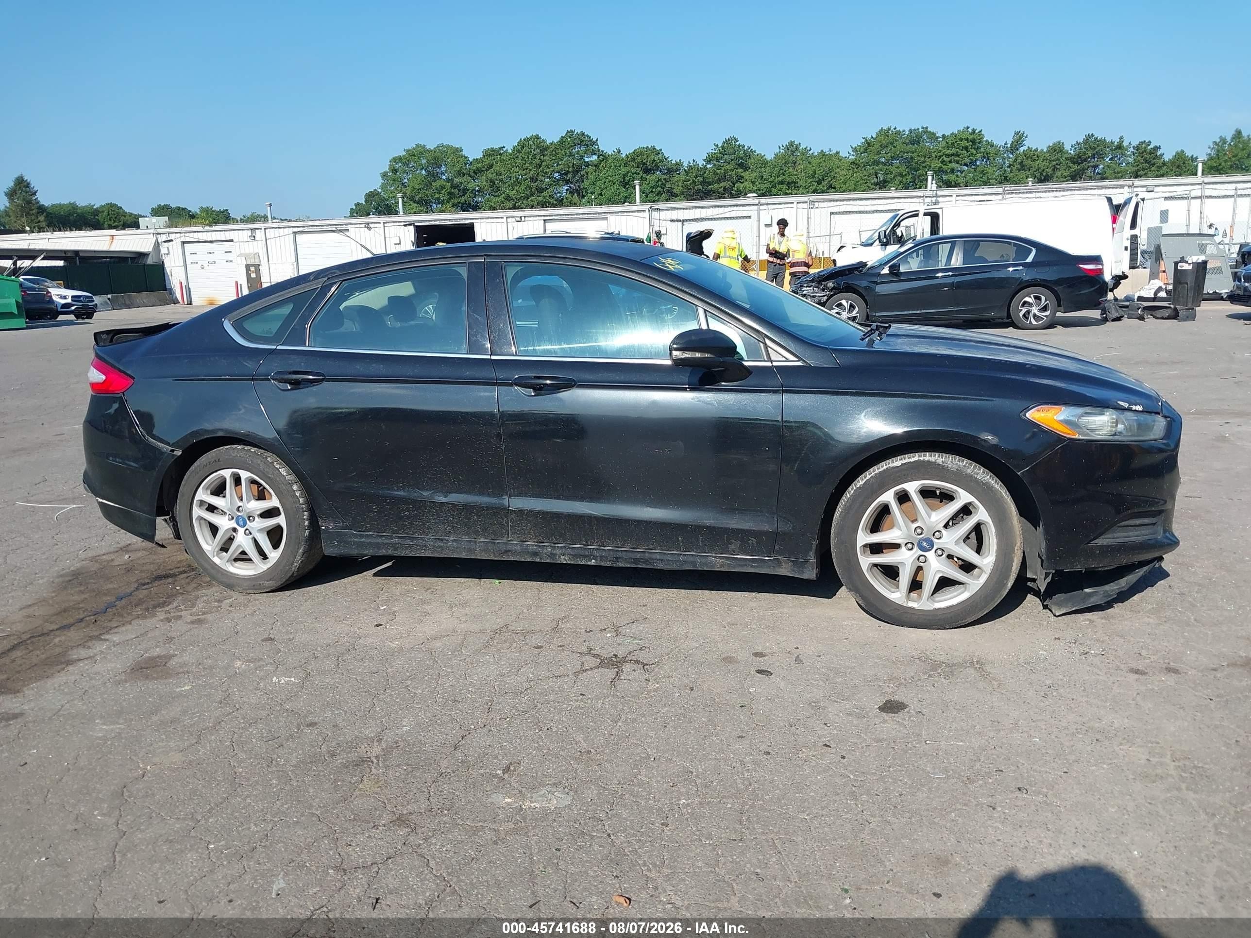2013 Ford Fusion Se Black vin: 3FA6P0H77DR120431