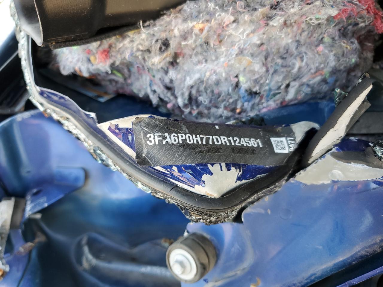 2013 Ford Fusion Se Синий vin: 3FA6P0H77DR124561